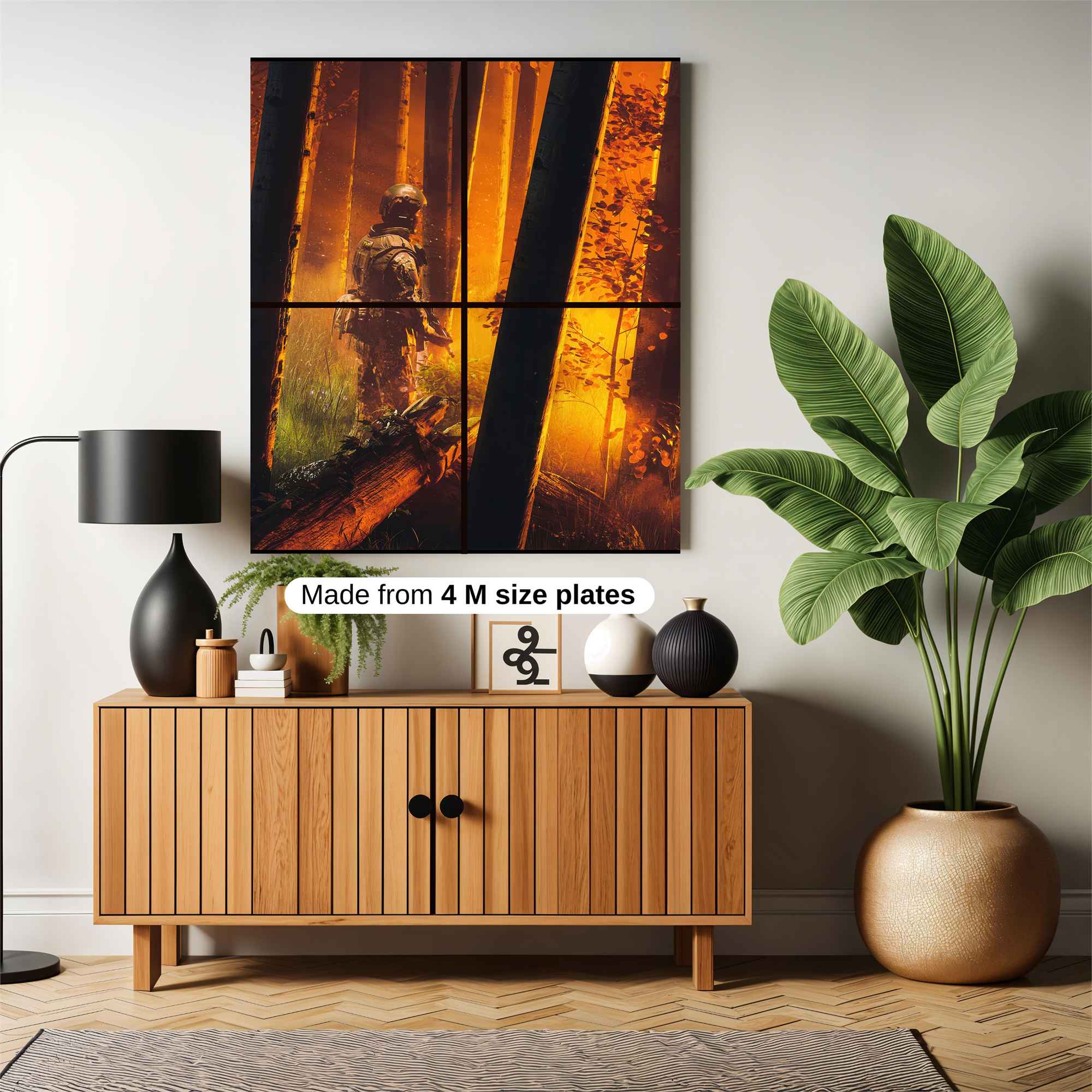 Forest Blaze Safe Wall Magnetic / M