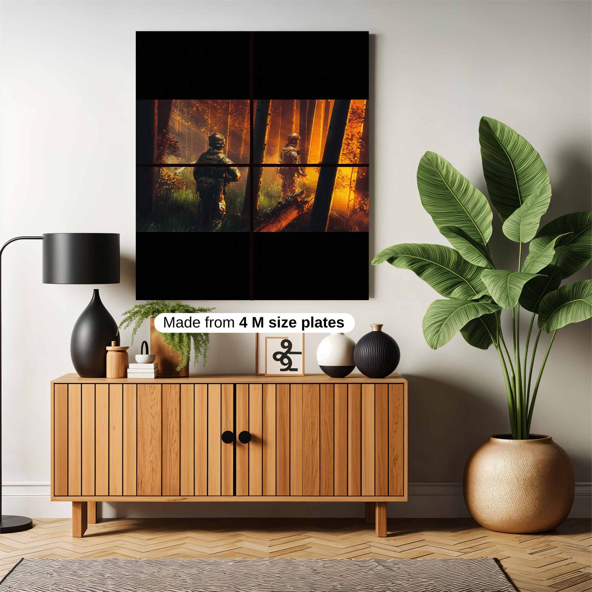 Forest Ambush Safe Wall Magnetic / M