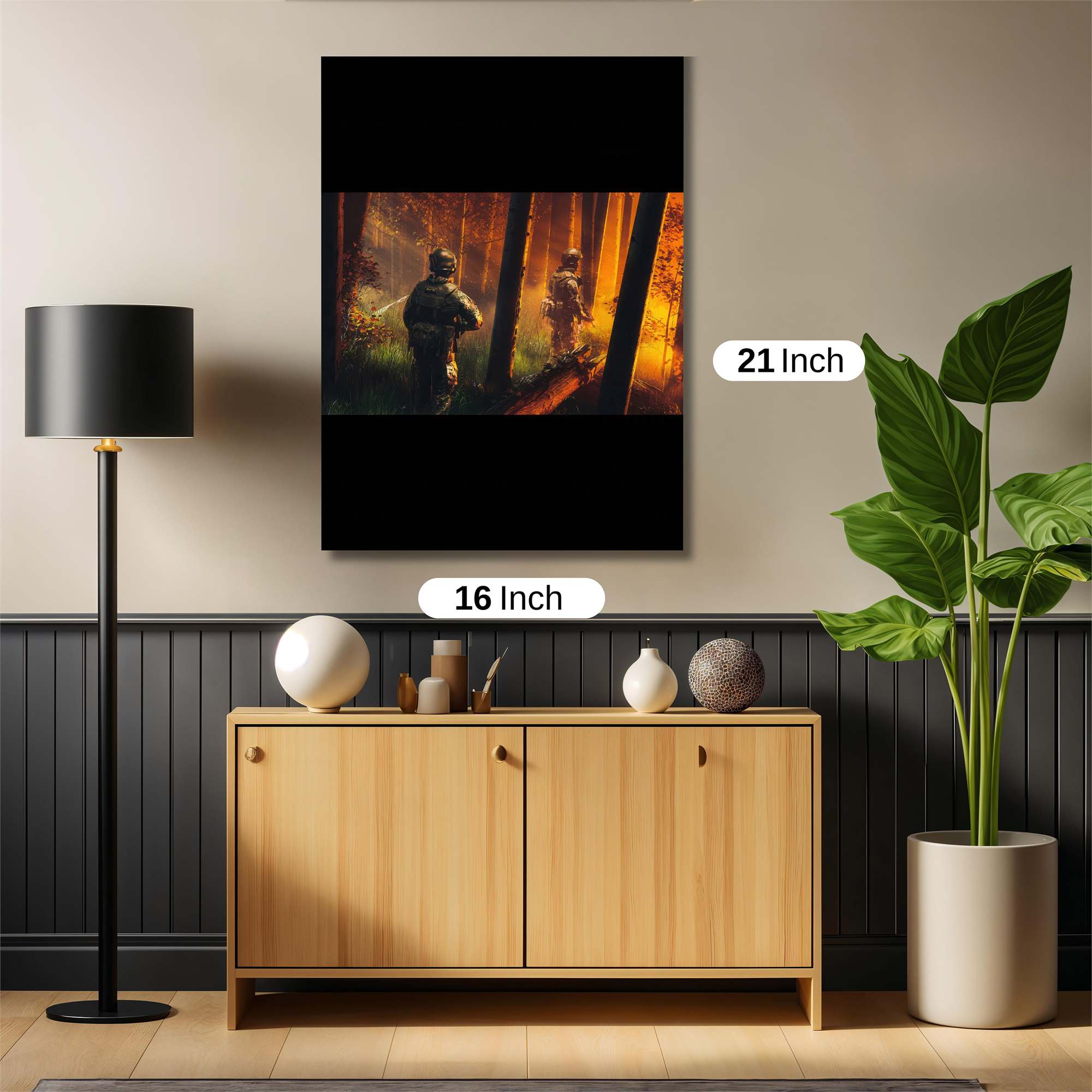 Forest Ambush Safe Wall Magnetic / M