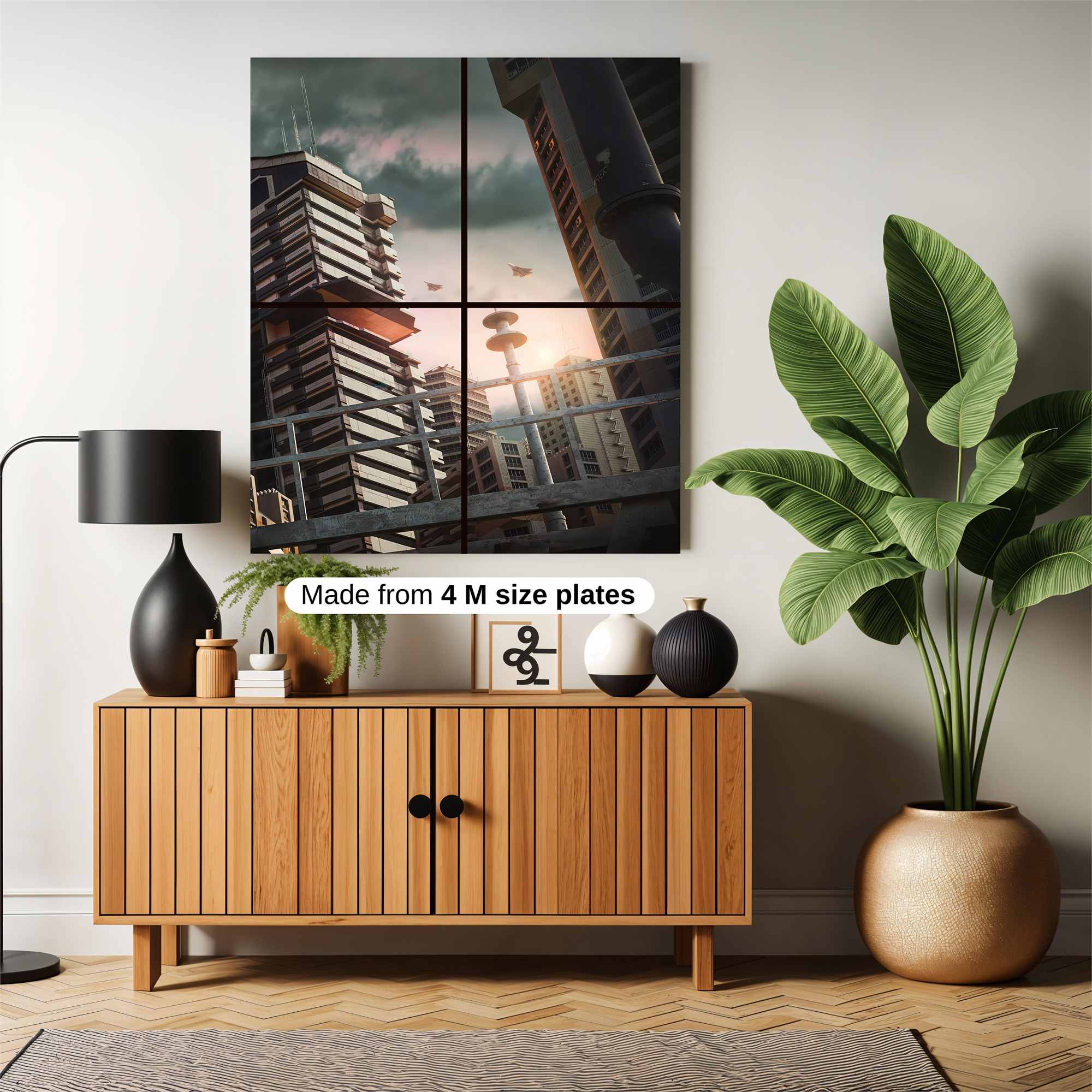 Cyberpunk Dawn Safe Wall Magnetic / M