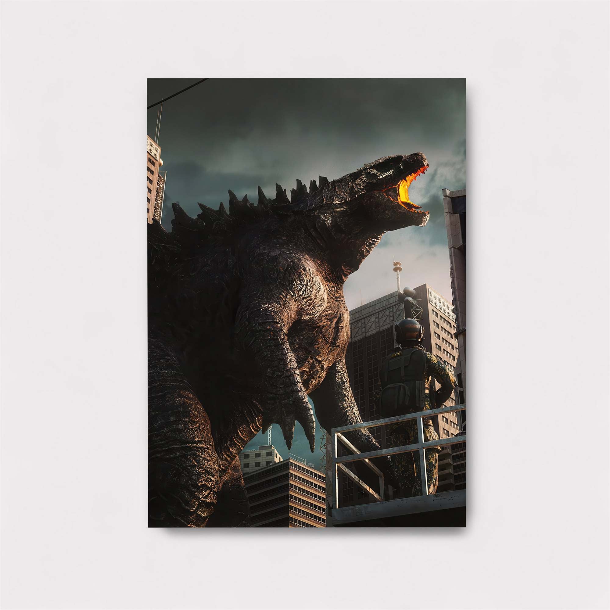 Godzilla Rampant Safe Wall Magnetic / M