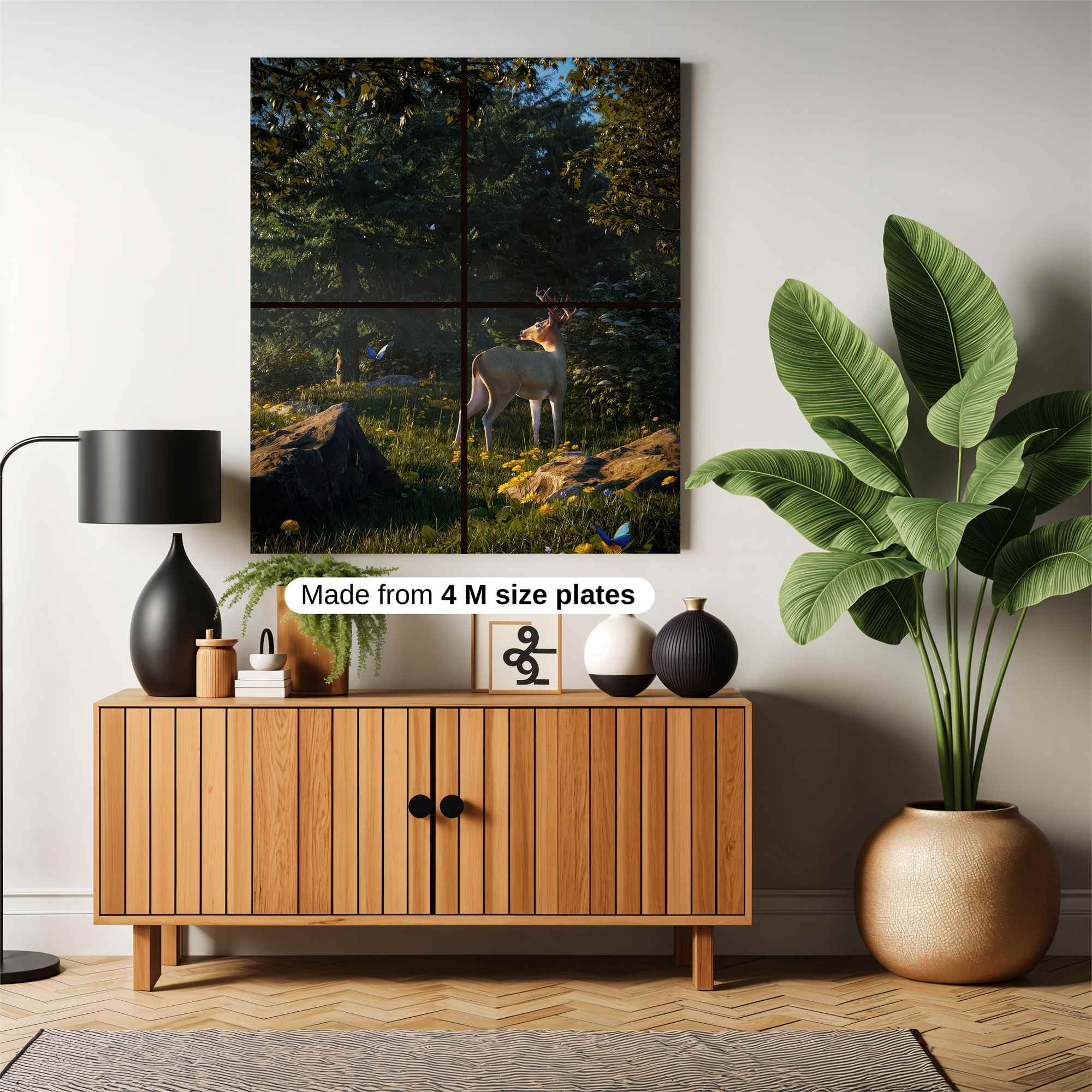 Deer Serenity Safe Wall Magnetic / M