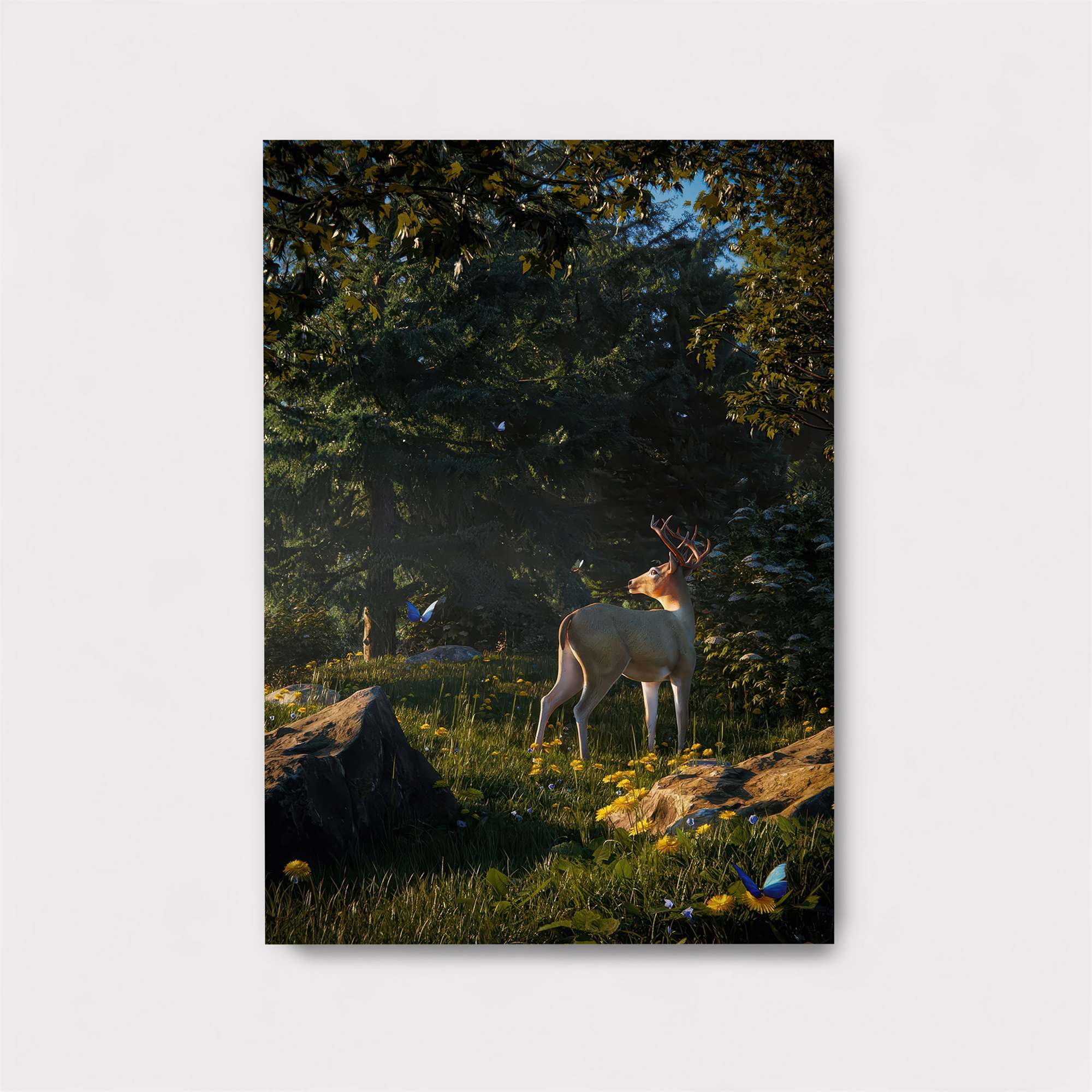 Deer Serenity Safe Wall Magnetic / M