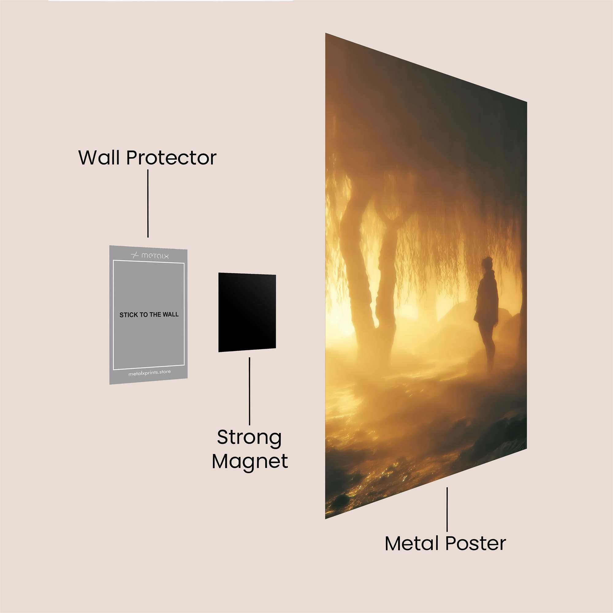 Mystic Solitude Safe Wall Magnetic / M