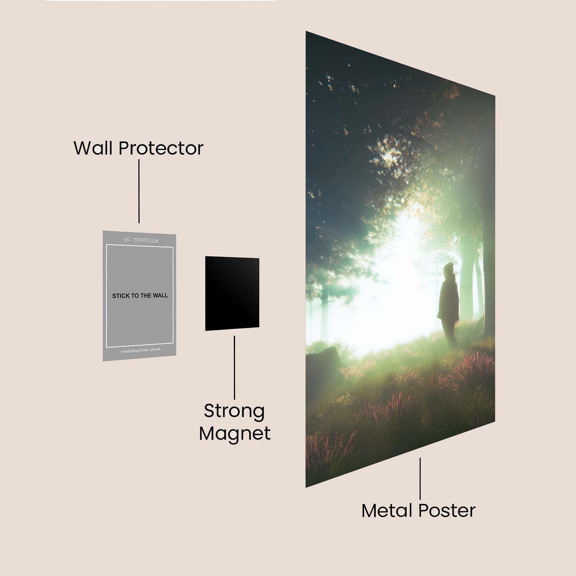 Mystic Wanderer Safe Wall Magnetic / M