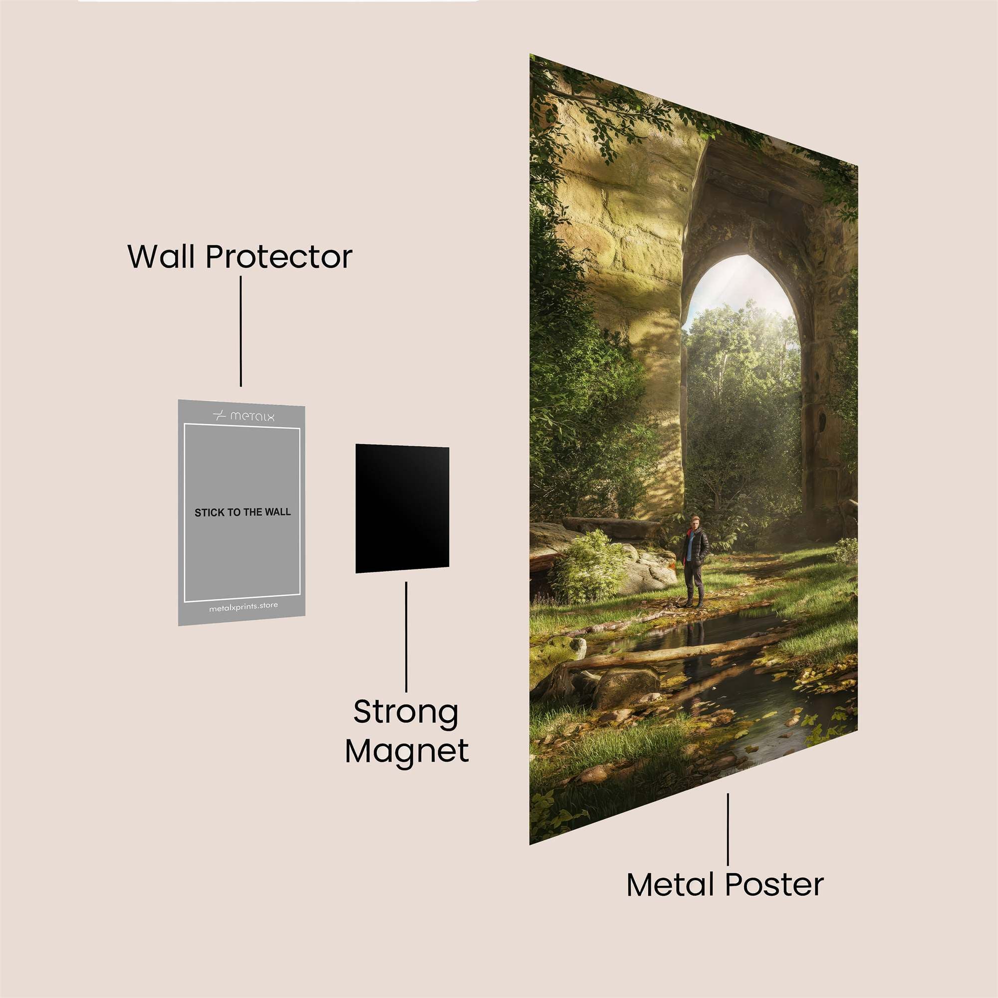 Archway Serenity Safe Wall Magnetic / M