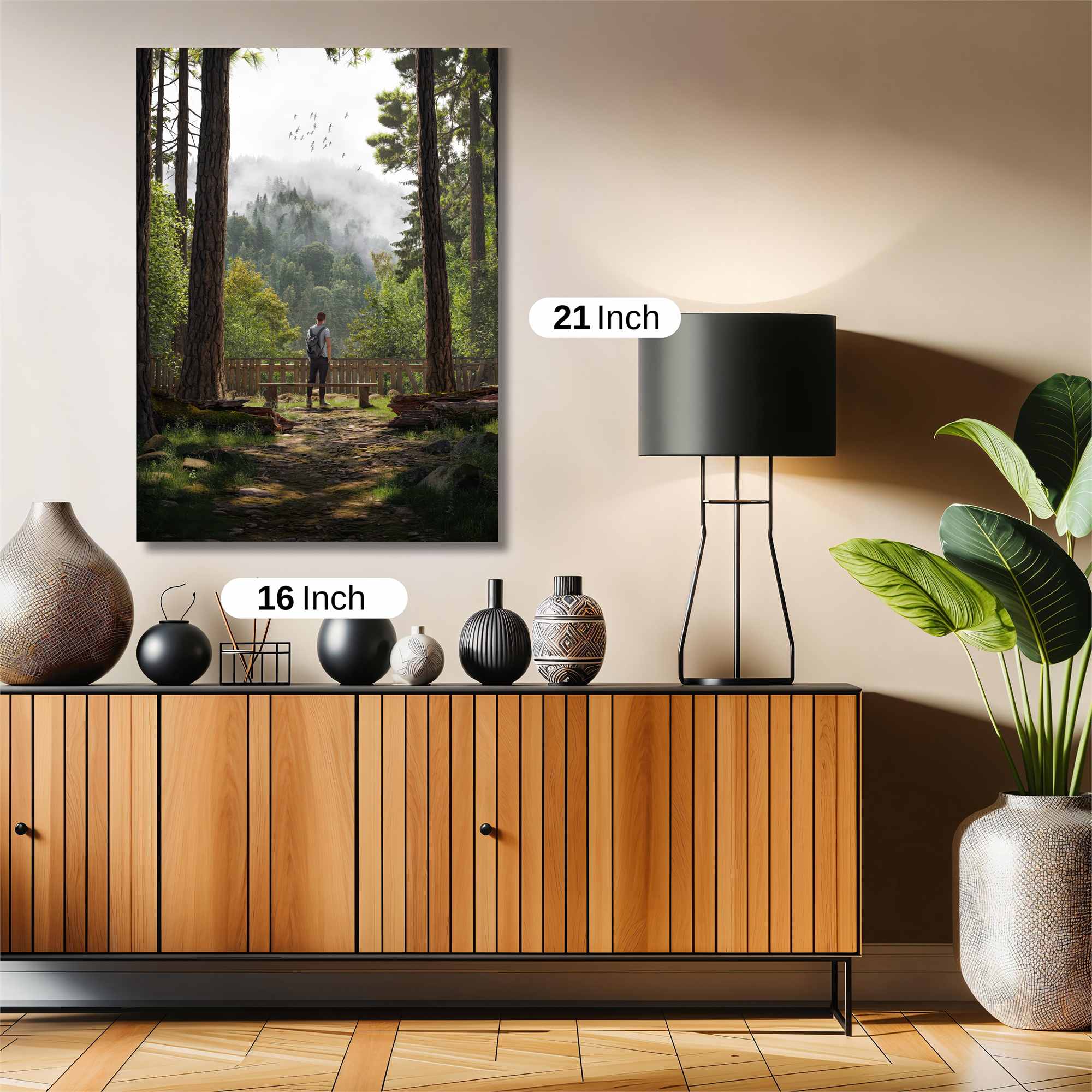 Forest Serenity Safe Wall Magnetic / M