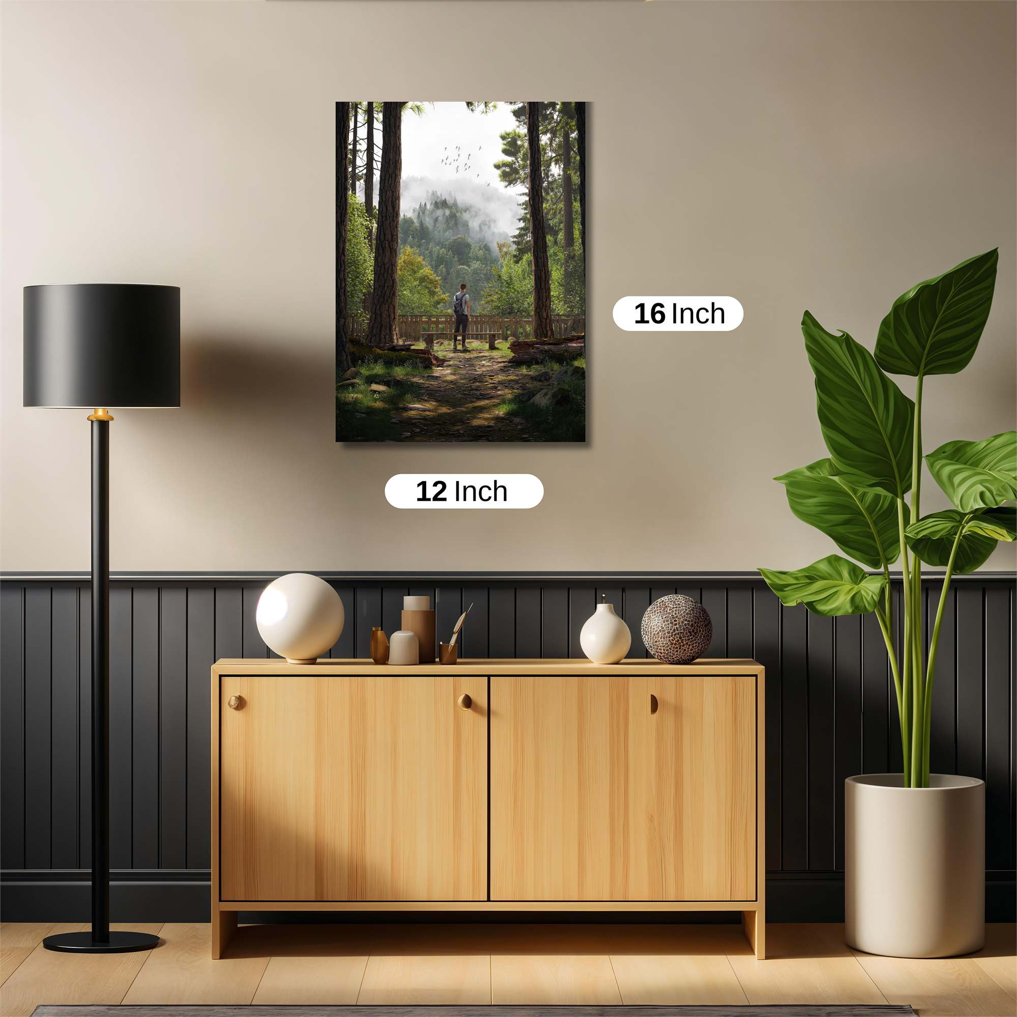 Forest Serenity Safe Wall Magnetic / M