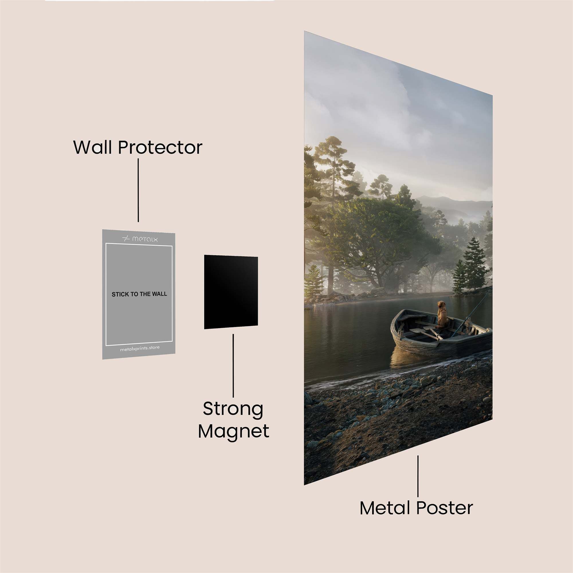 Morning Serenity Safe Wall Magnetic / M