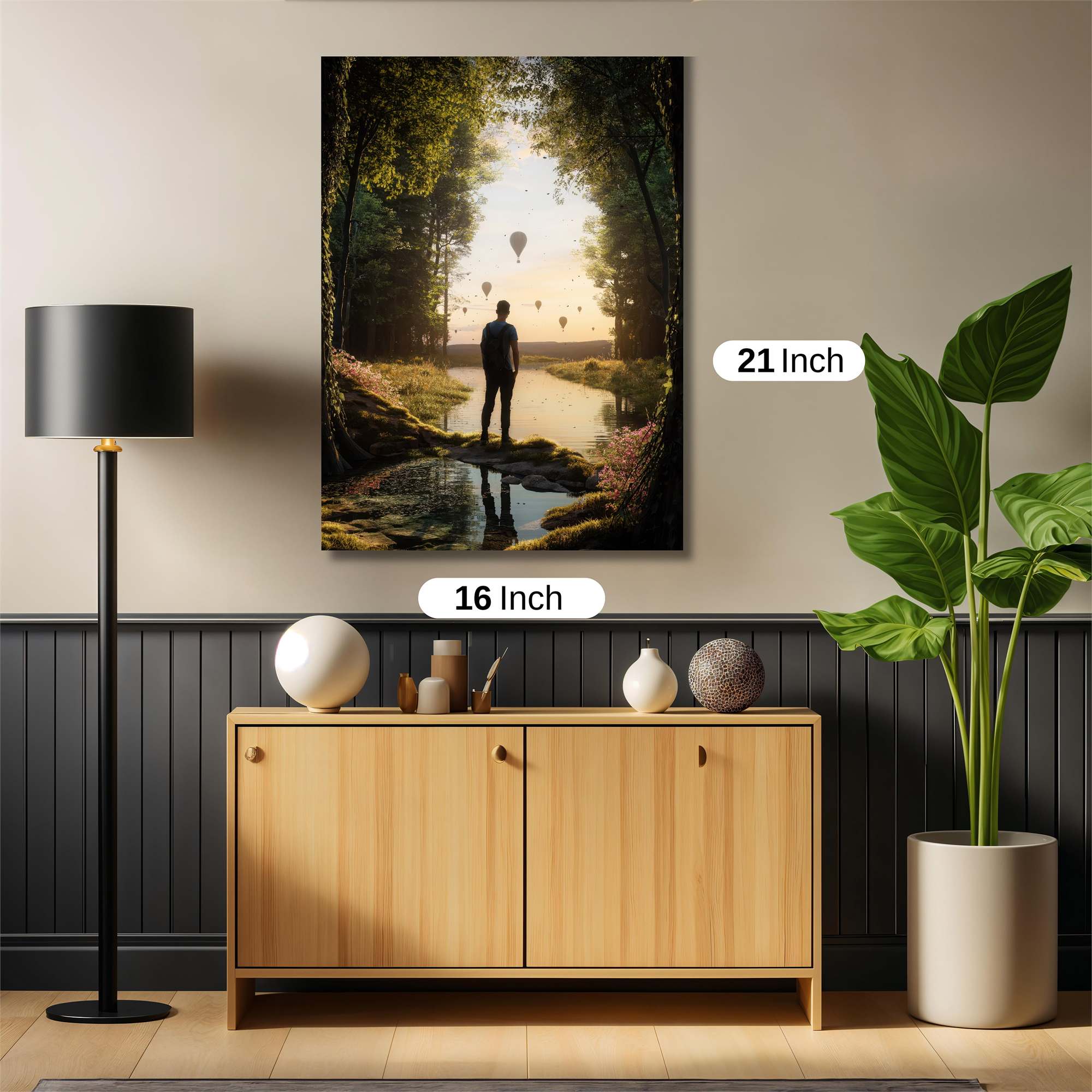 Explorer's Dawn Safe Wall Magnetic / M