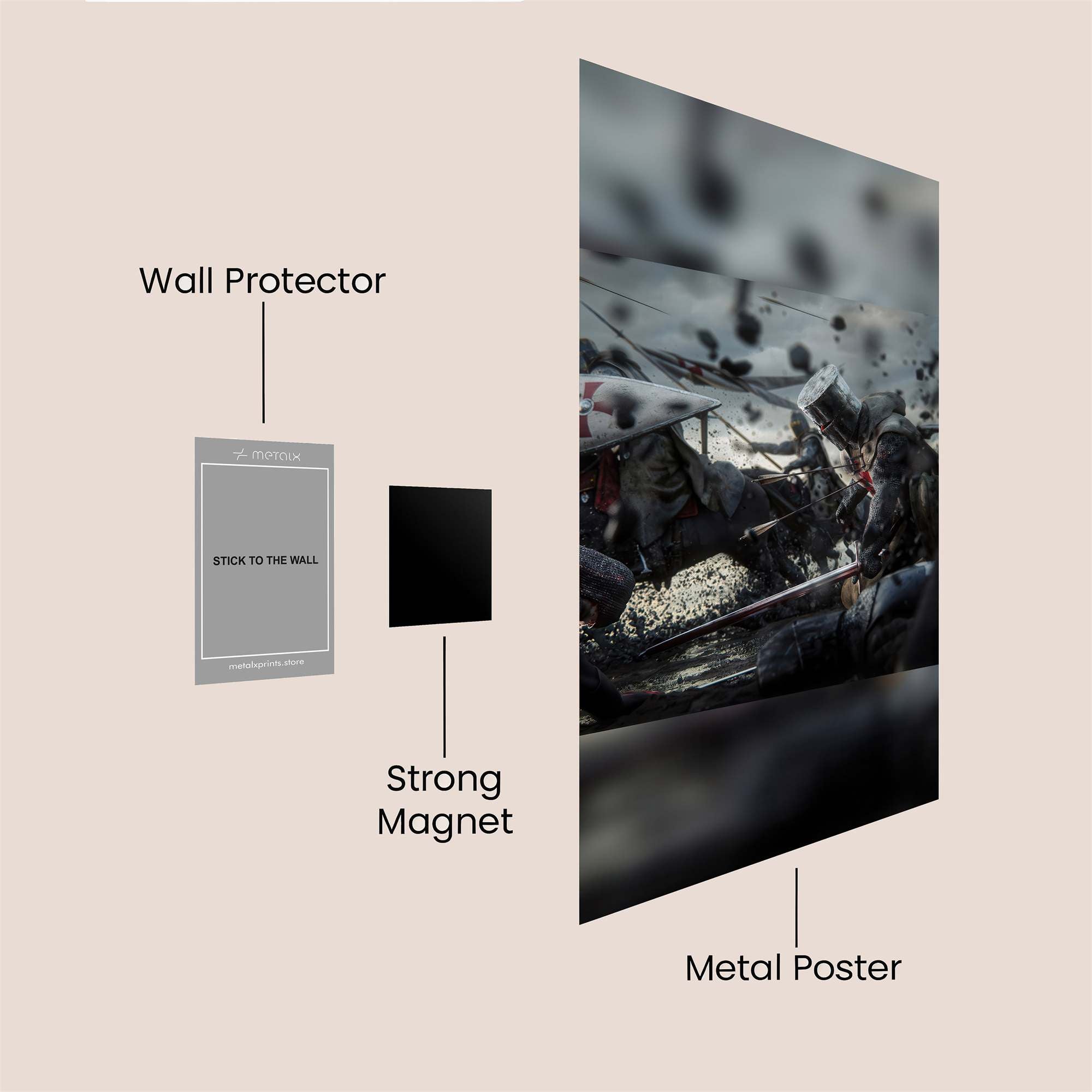 Crusader Chaos Safe Wall Magnetic / M