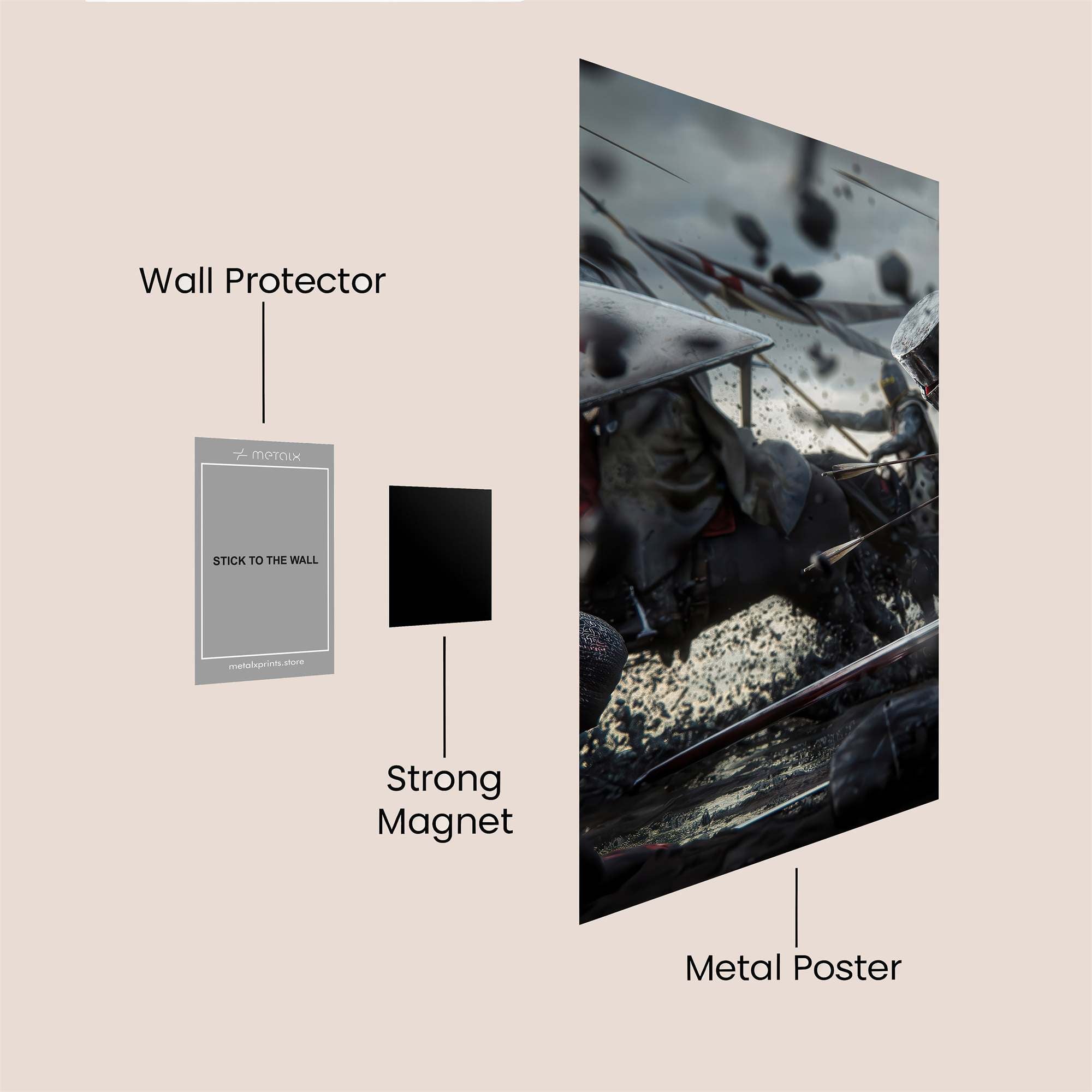 Knights Chaotic Safe Wall Magnetic / M