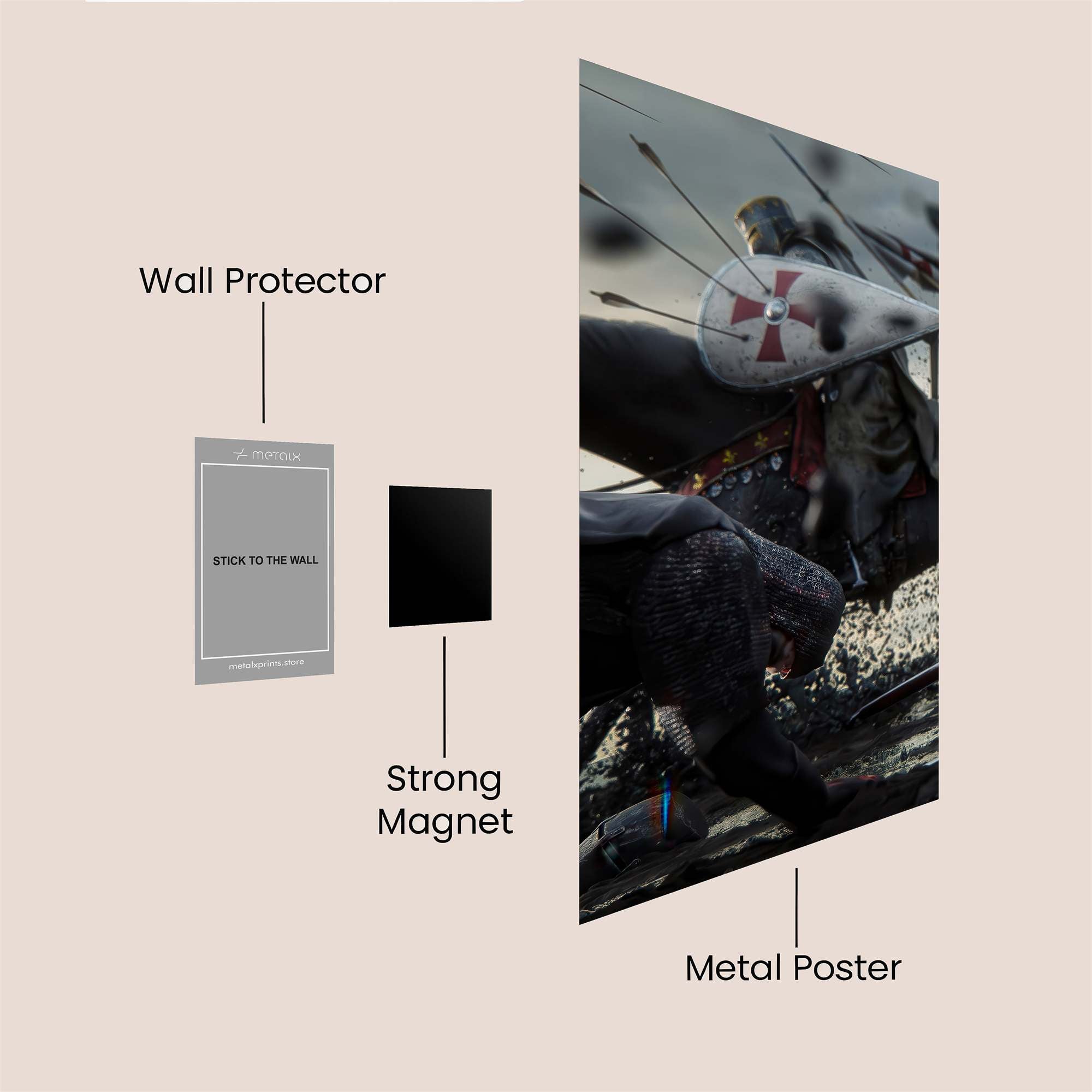 Knightly Chaos Safe Wall Magnetic / M