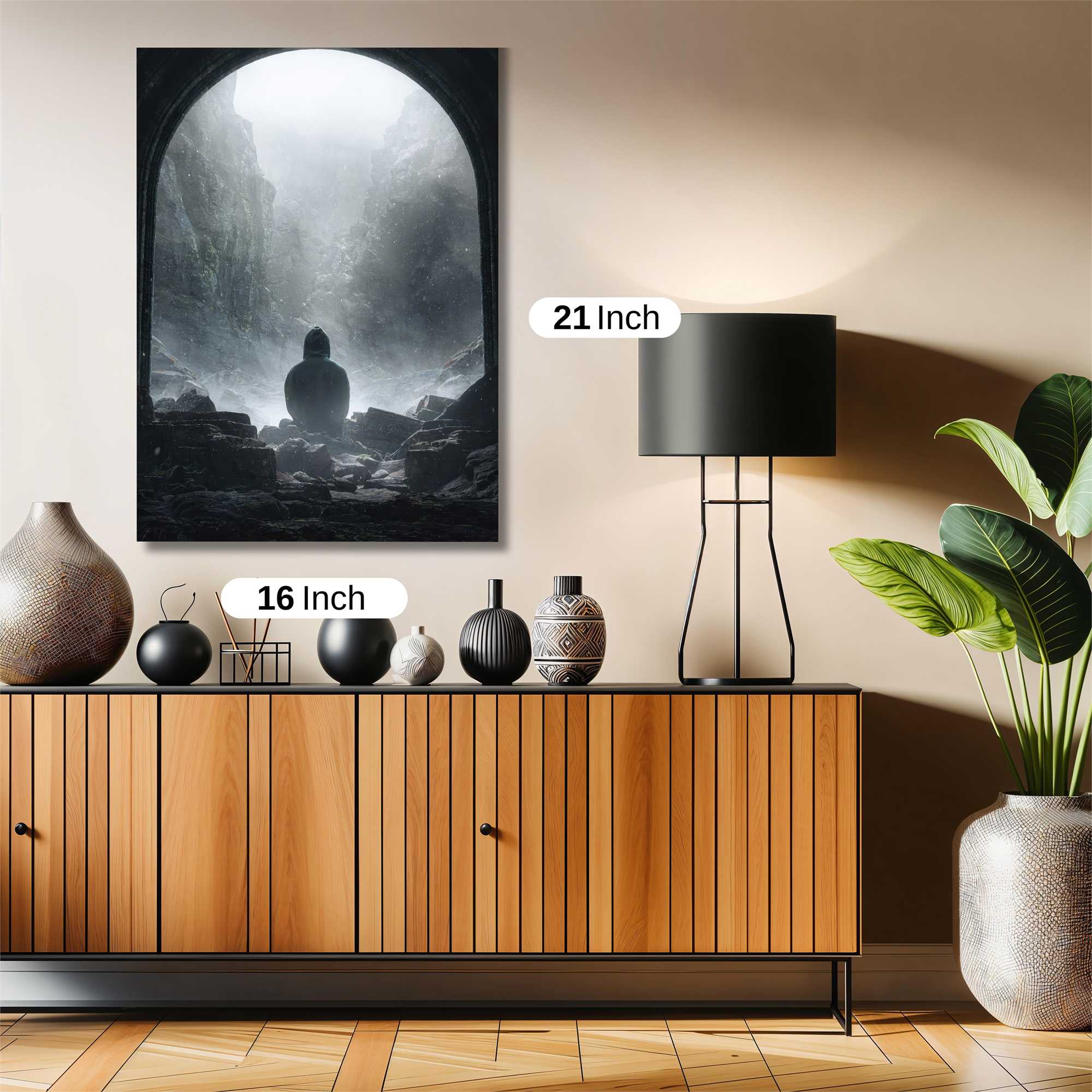 Meditative Solitude Safe Wall Magnetic / M