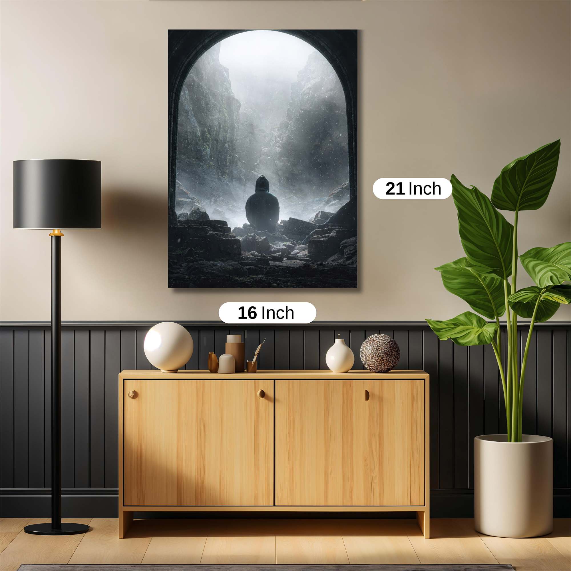 Meditative Solitude Safe Wall Magnetic / M