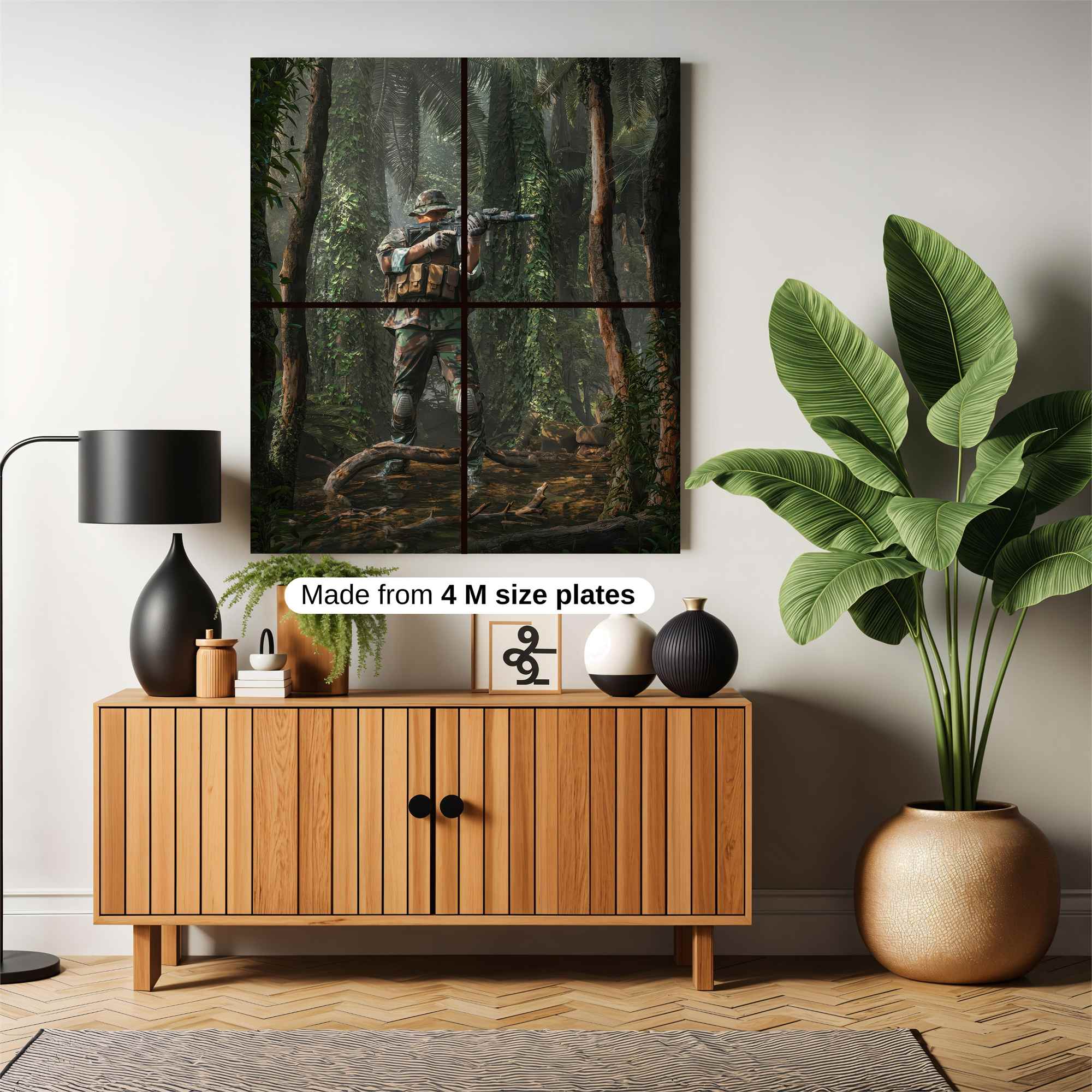 Jungle Stealth Safe Wall Magnetic / M