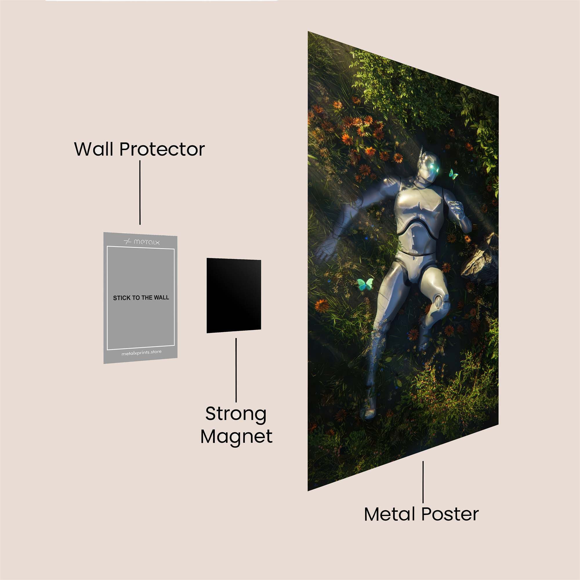 Robot Serenity Safe Wall Magnetic / M