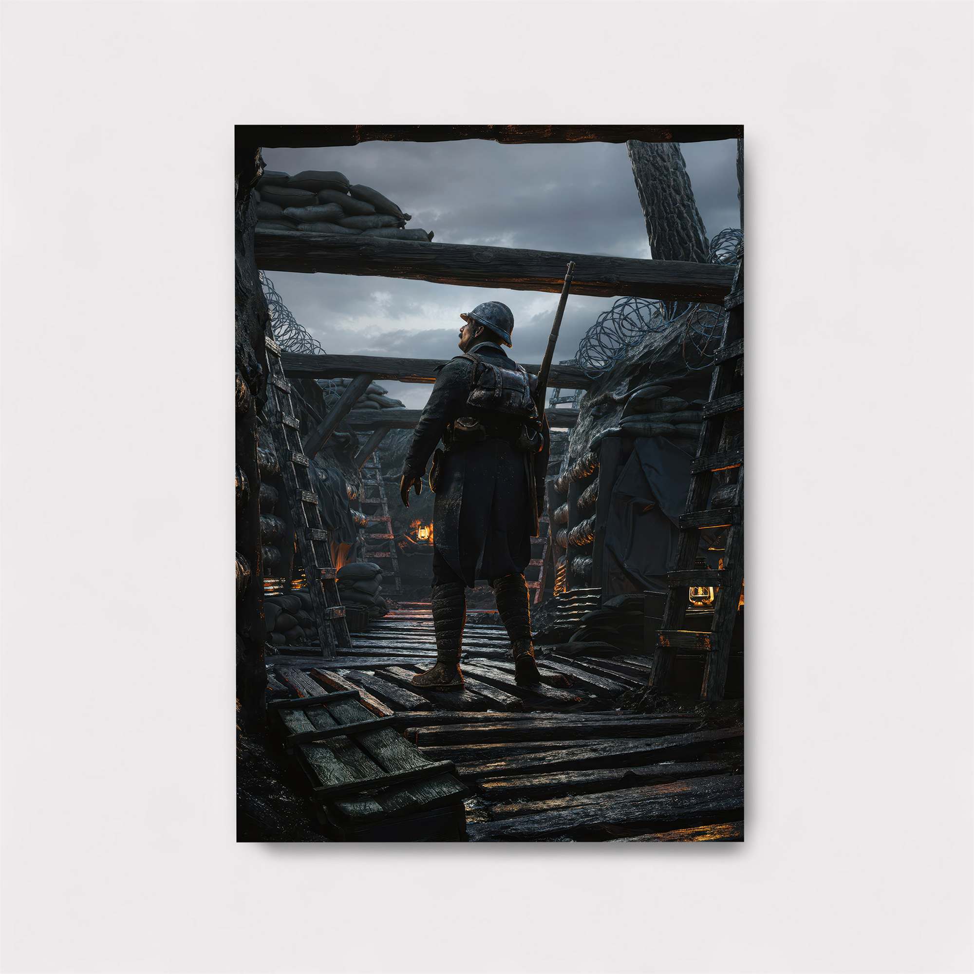 Soldier Gloom Safe Wall Magnetic / M