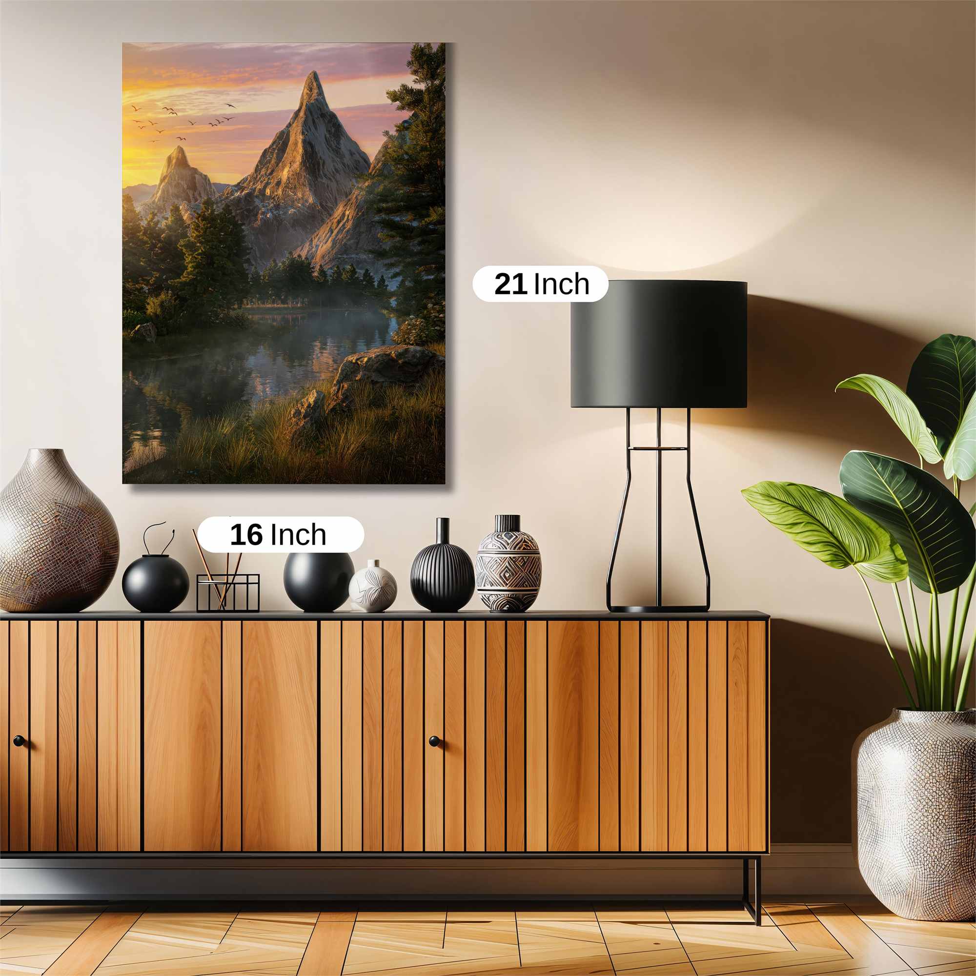 Mountain Serenity Safe Wall Magnetic / M