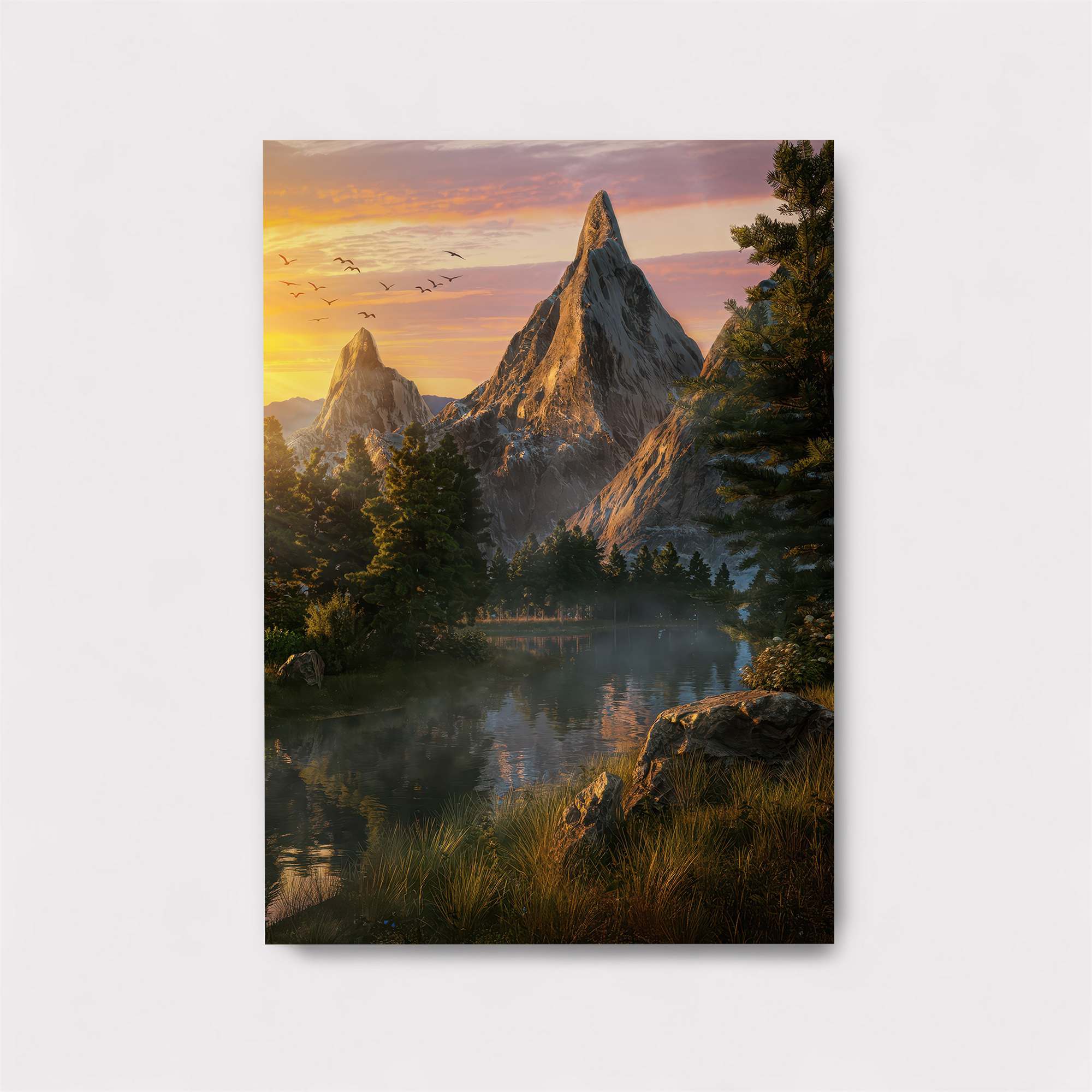 Mountain Serenity Safe Wall Magnetic / M