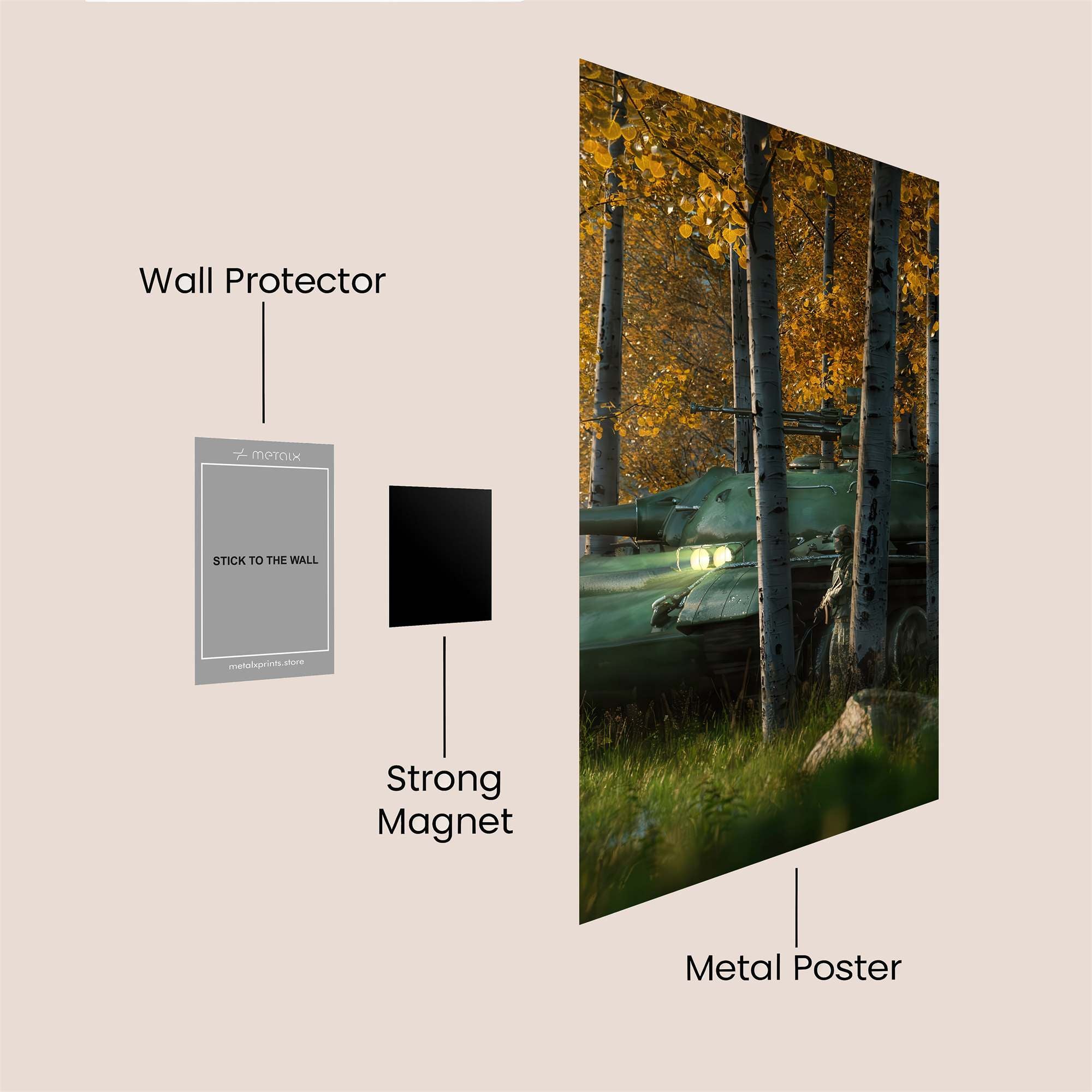 Tank Twilight Safe Wall Magnetic / M