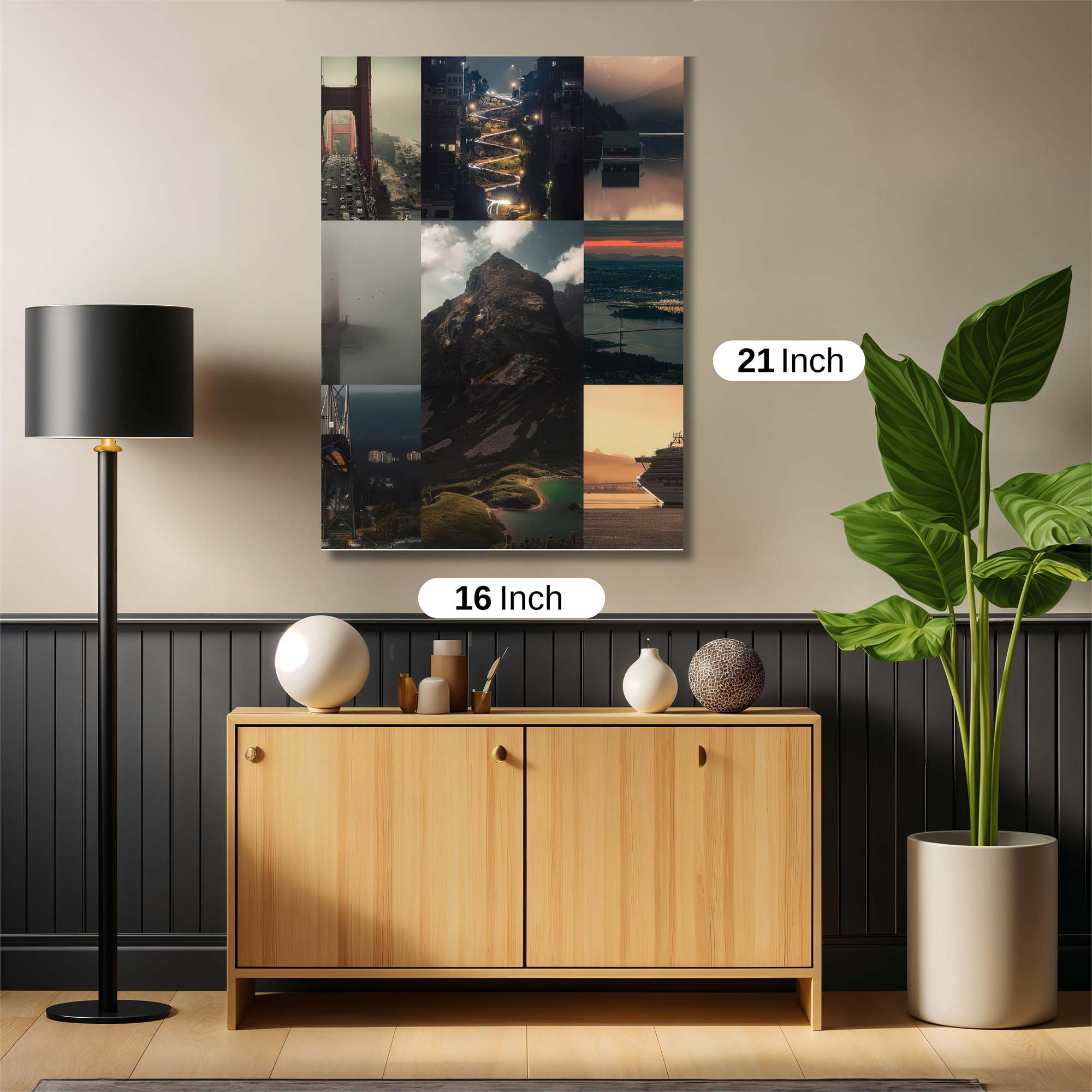 Golden Serenity Safe Wall Magnetic / M