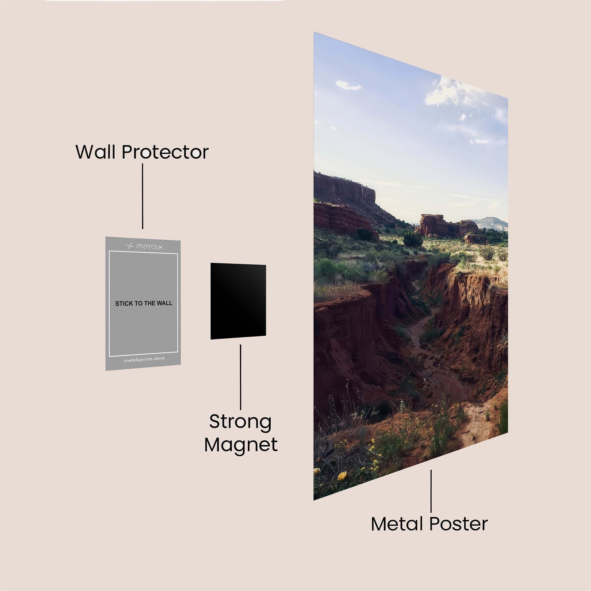 Canyon Serenity Safe Wall Magnetic / M