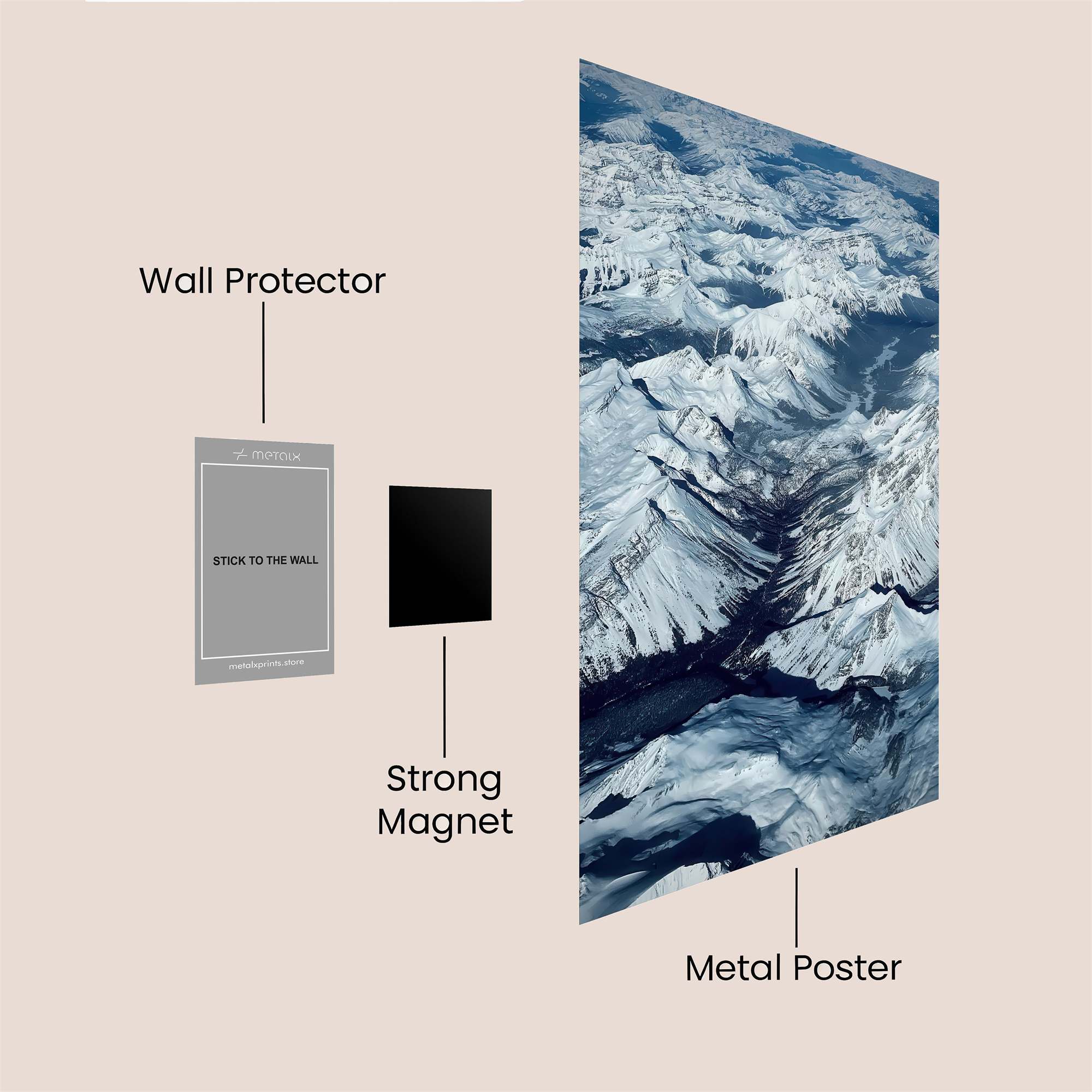 Alps Serenity Safe Wall Magnetic / M