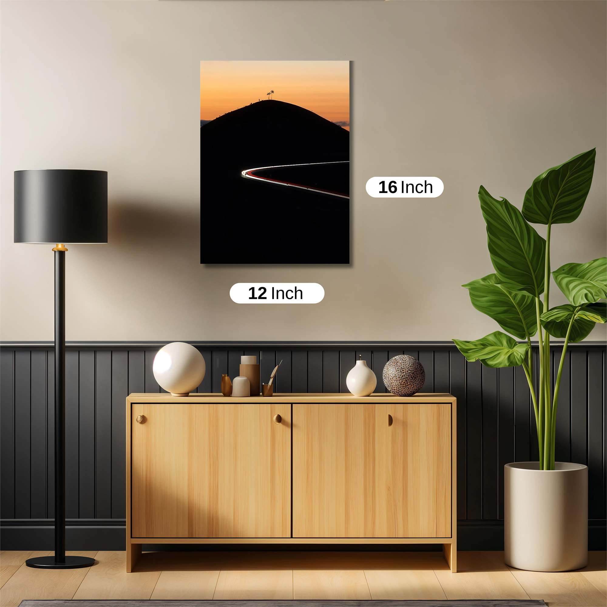 Sunset Serenity Safe Wall Magnetic / M