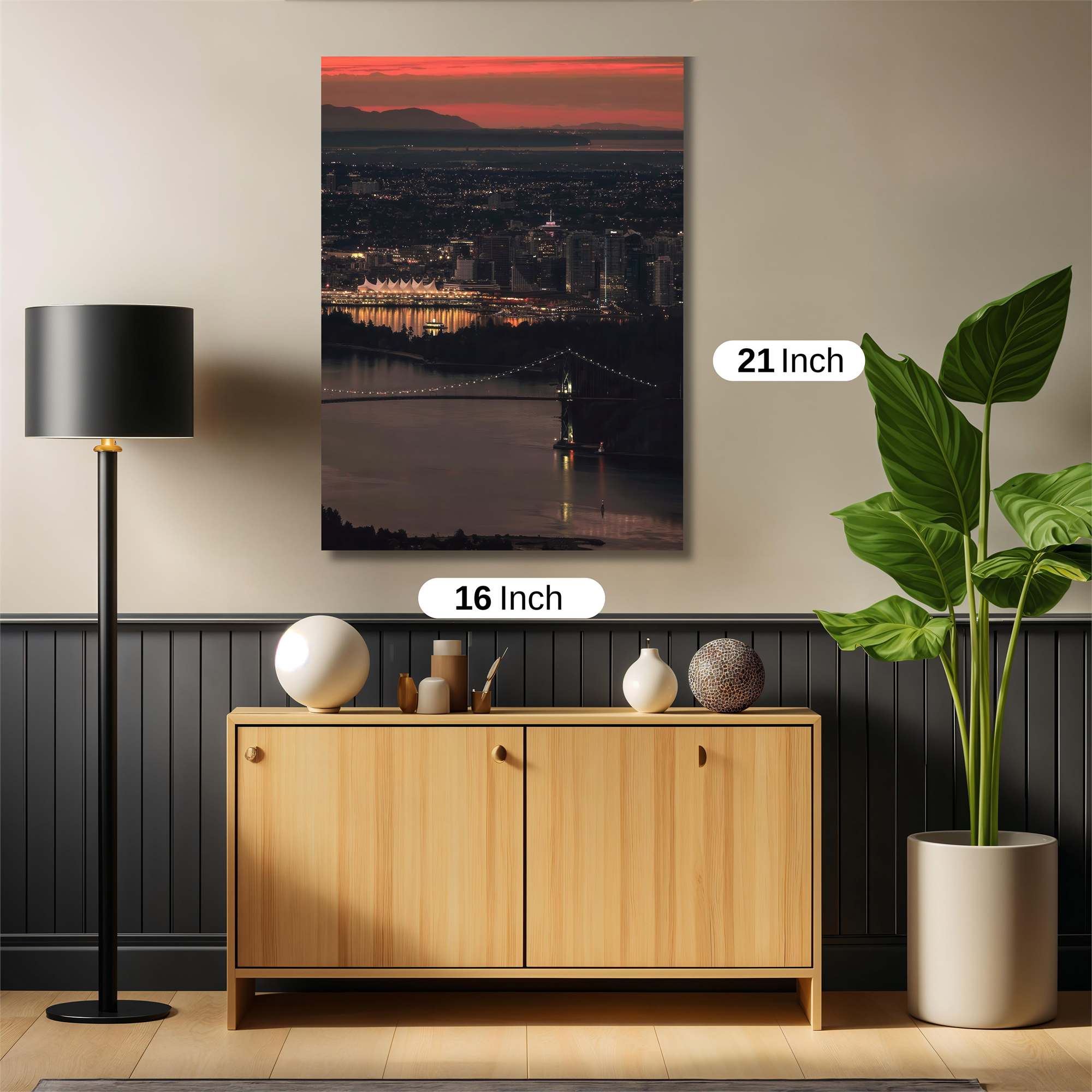 Vancouver Twilight Safe Wall Magnetic / M