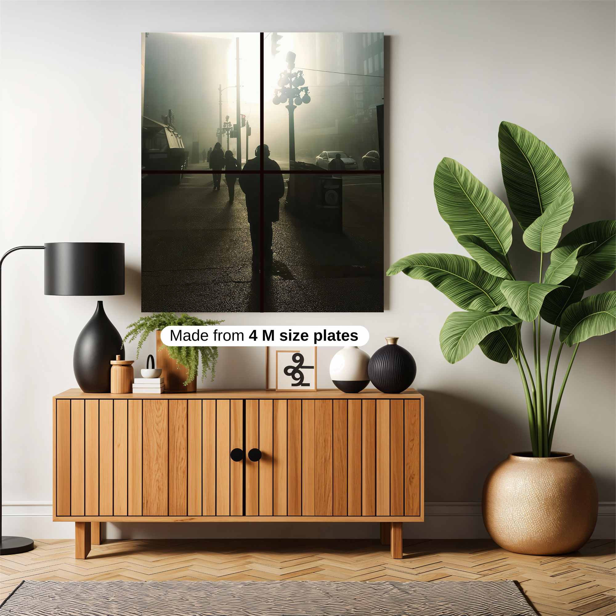 Foggy Solitude Safe Wall Magnetic / M