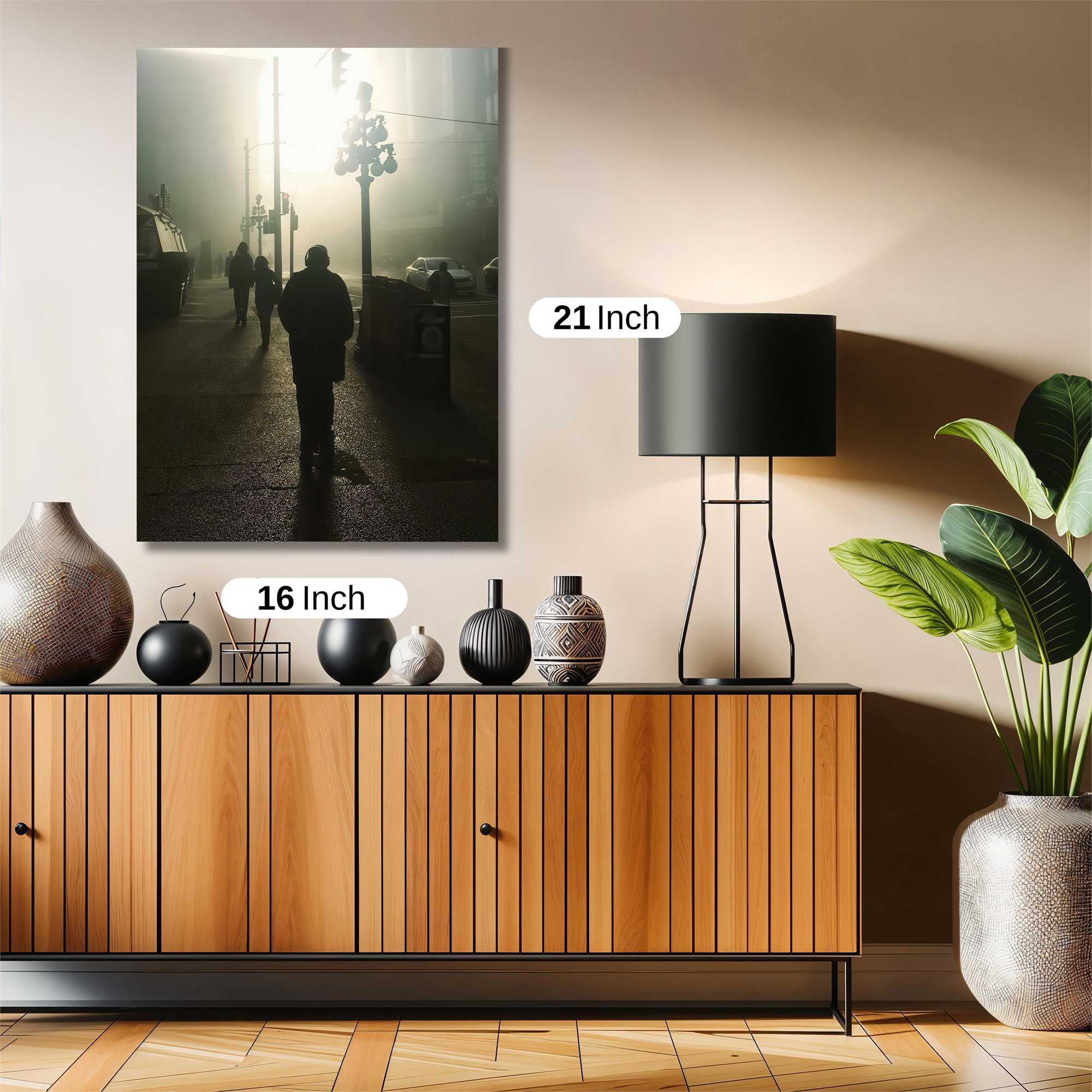 Foggy Solitude Safe Wall Magnetic / M