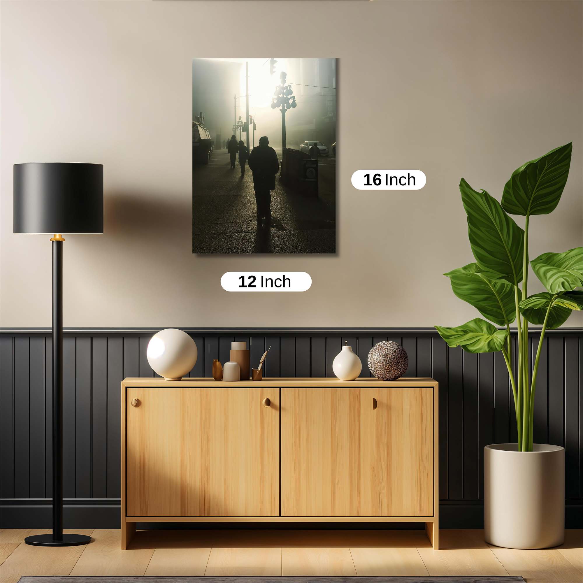 Foggy Solitude Safe Wall Magnetic / M