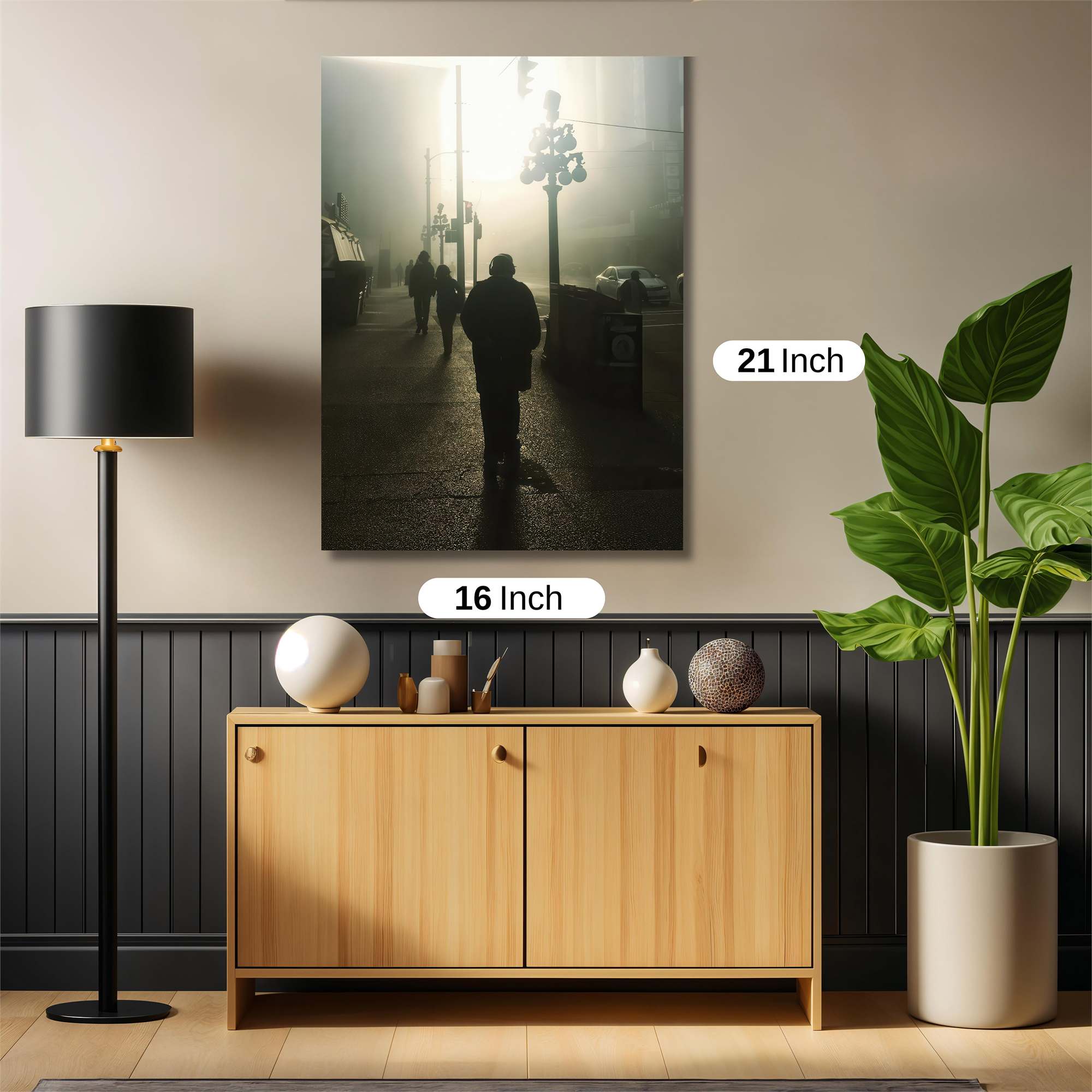 Foggy Solitude Safe Wall Magnetic / M