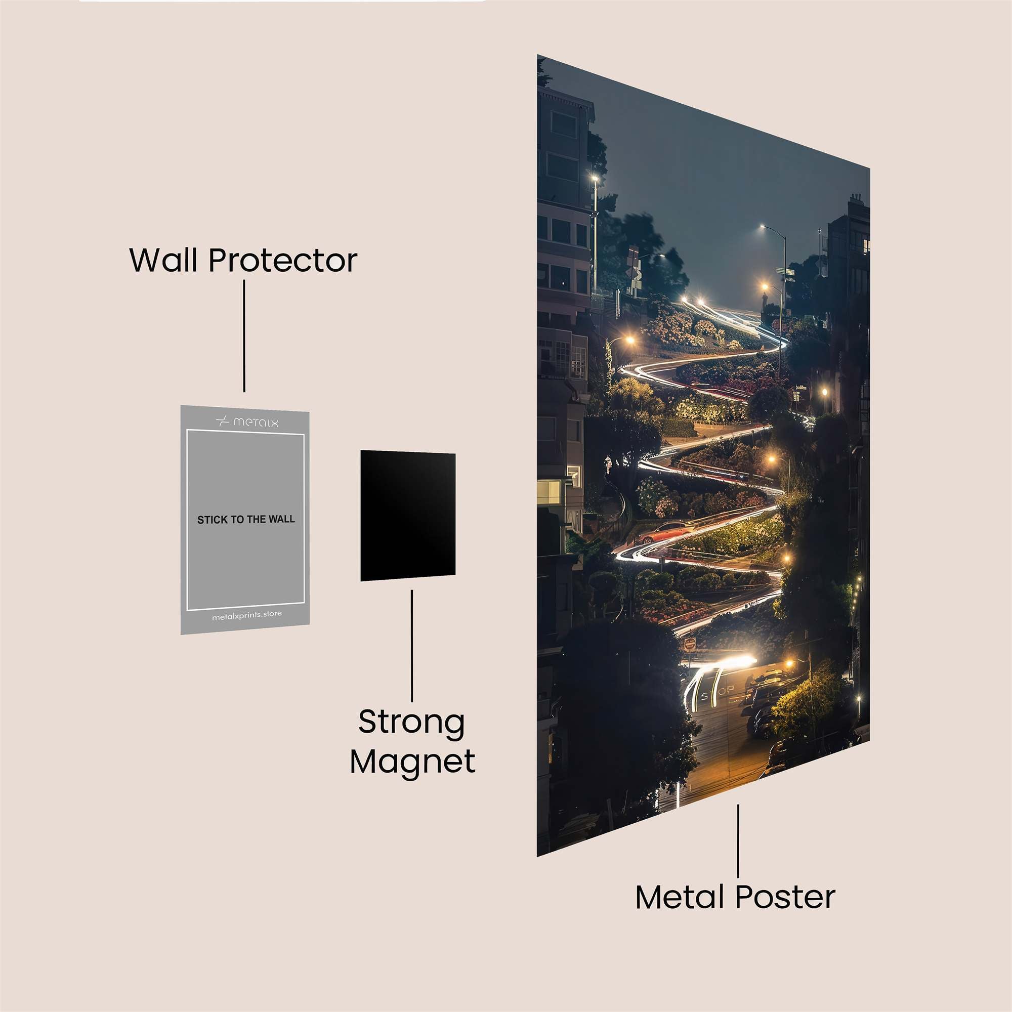 Lombard Dream Safe Wall Magnetic / M