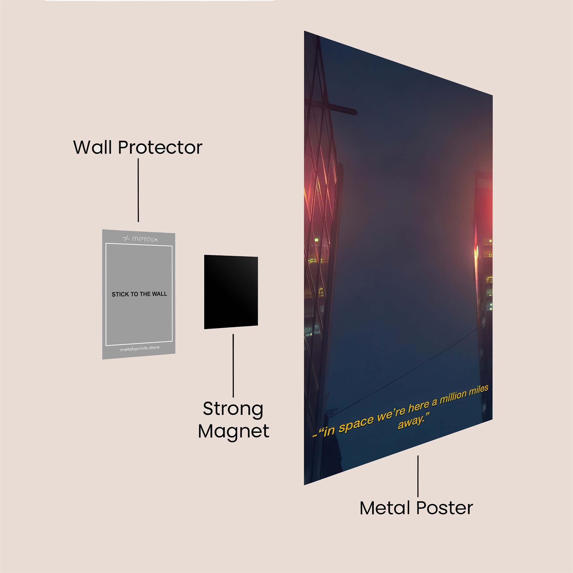 Towers Enigma Safe Wall Magnetic / M