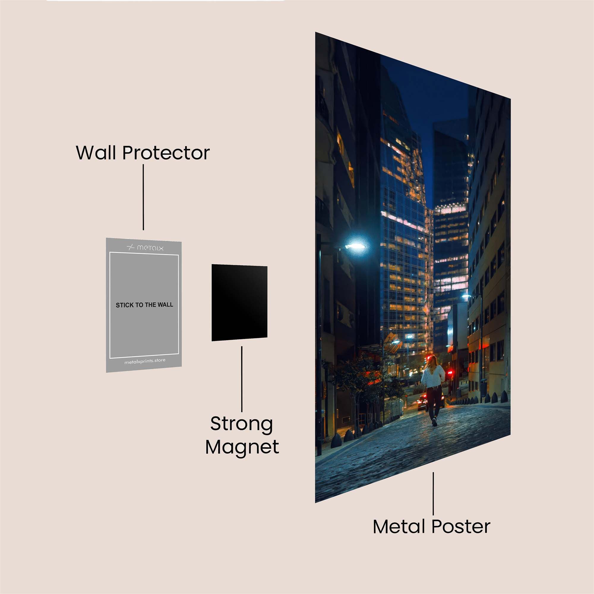 City Pulse Safe Wall Magnetic / M