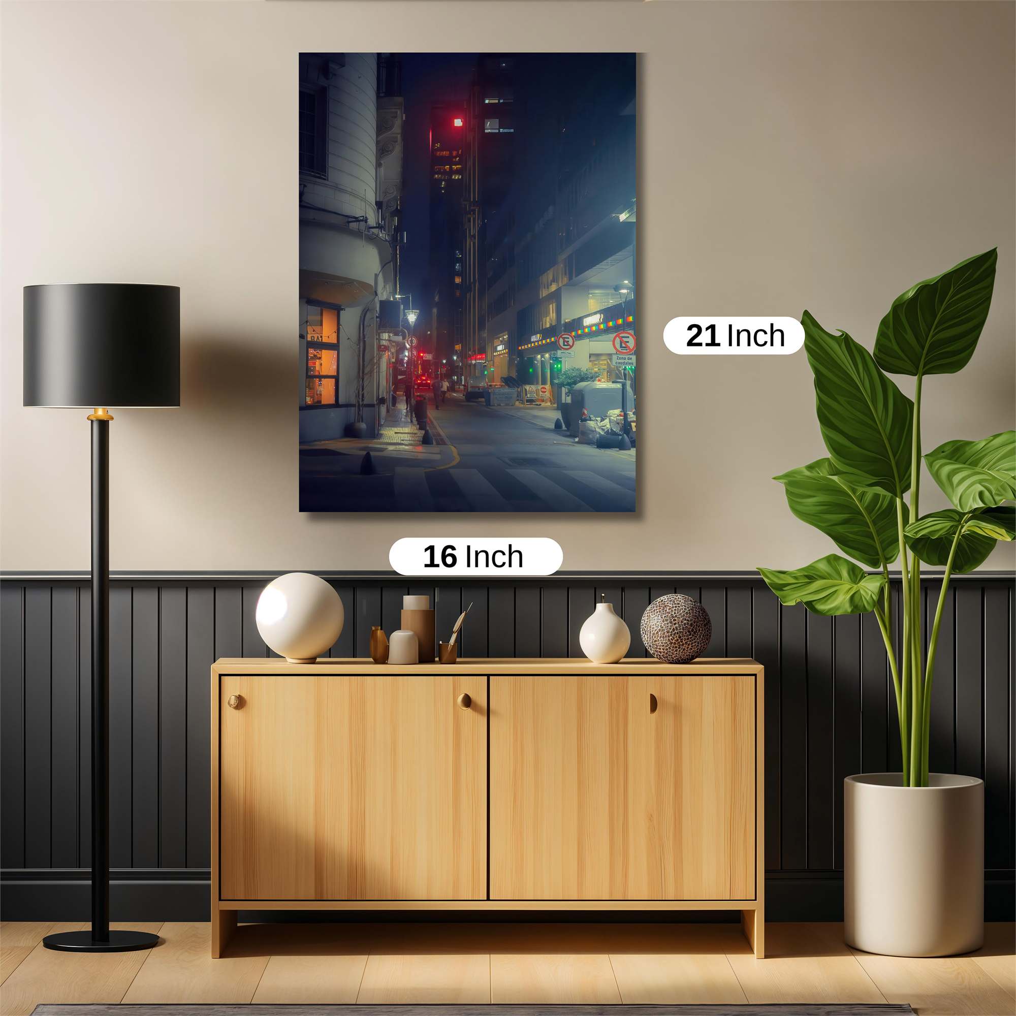 Neon Serenity Safe Wall Magnetic / M