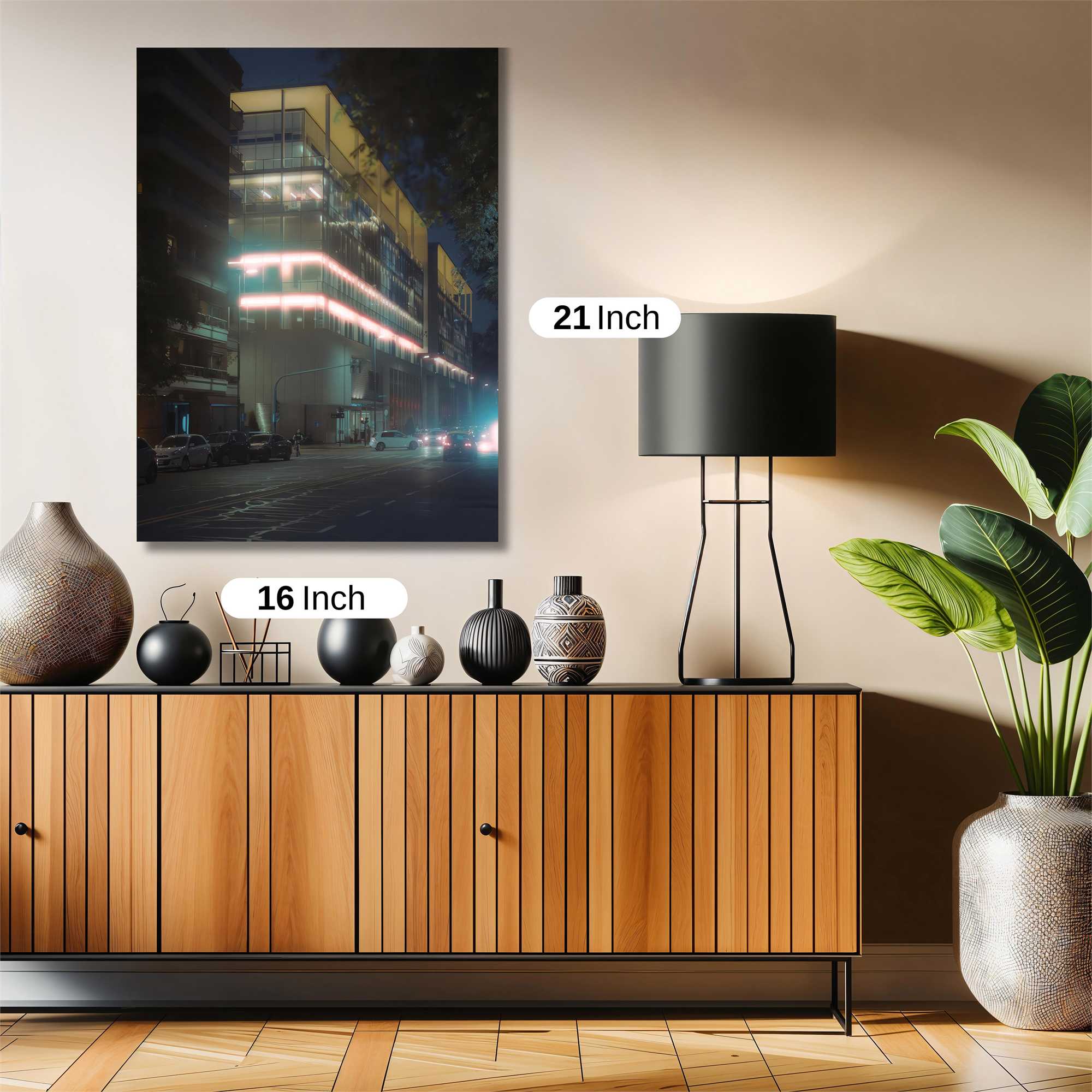 Neon Serenity Safe Wall Magnetic / M