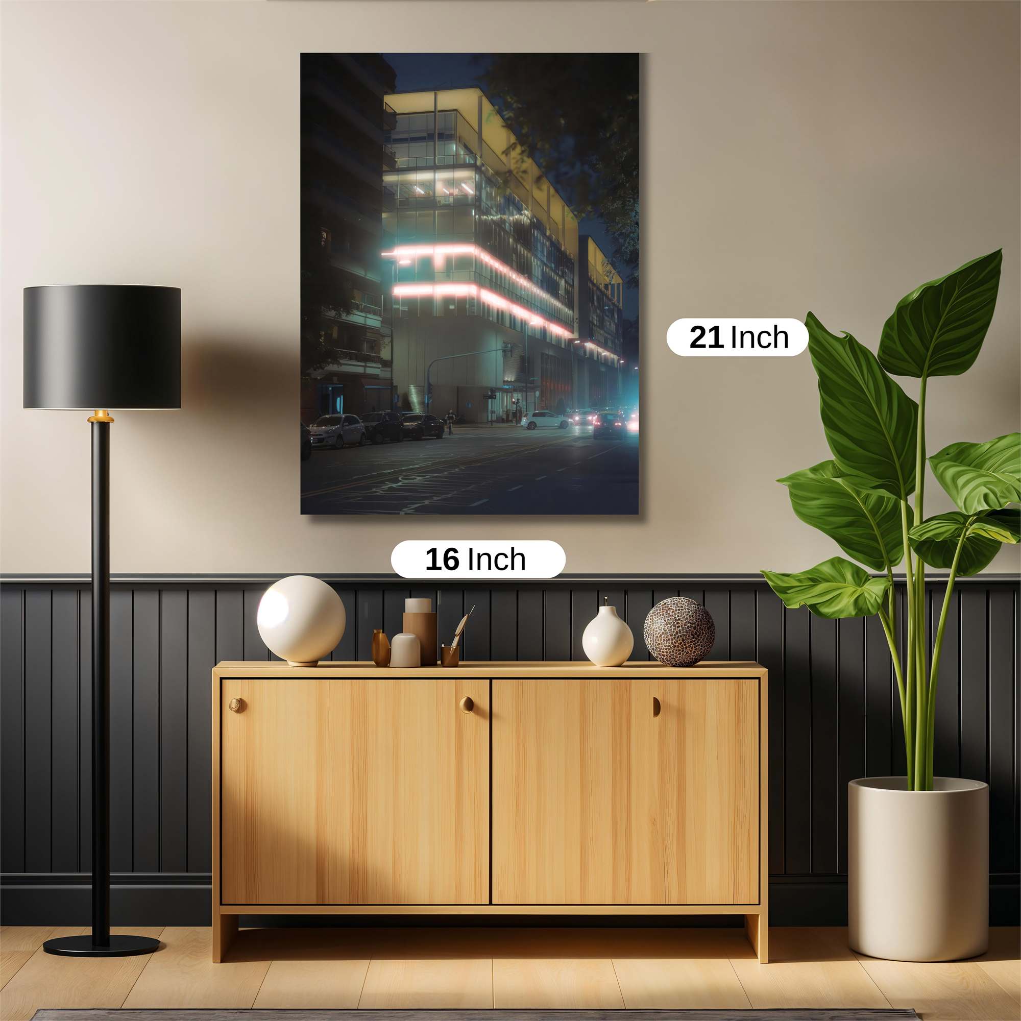 Neon Serenity Safe Wall Magnetic / M