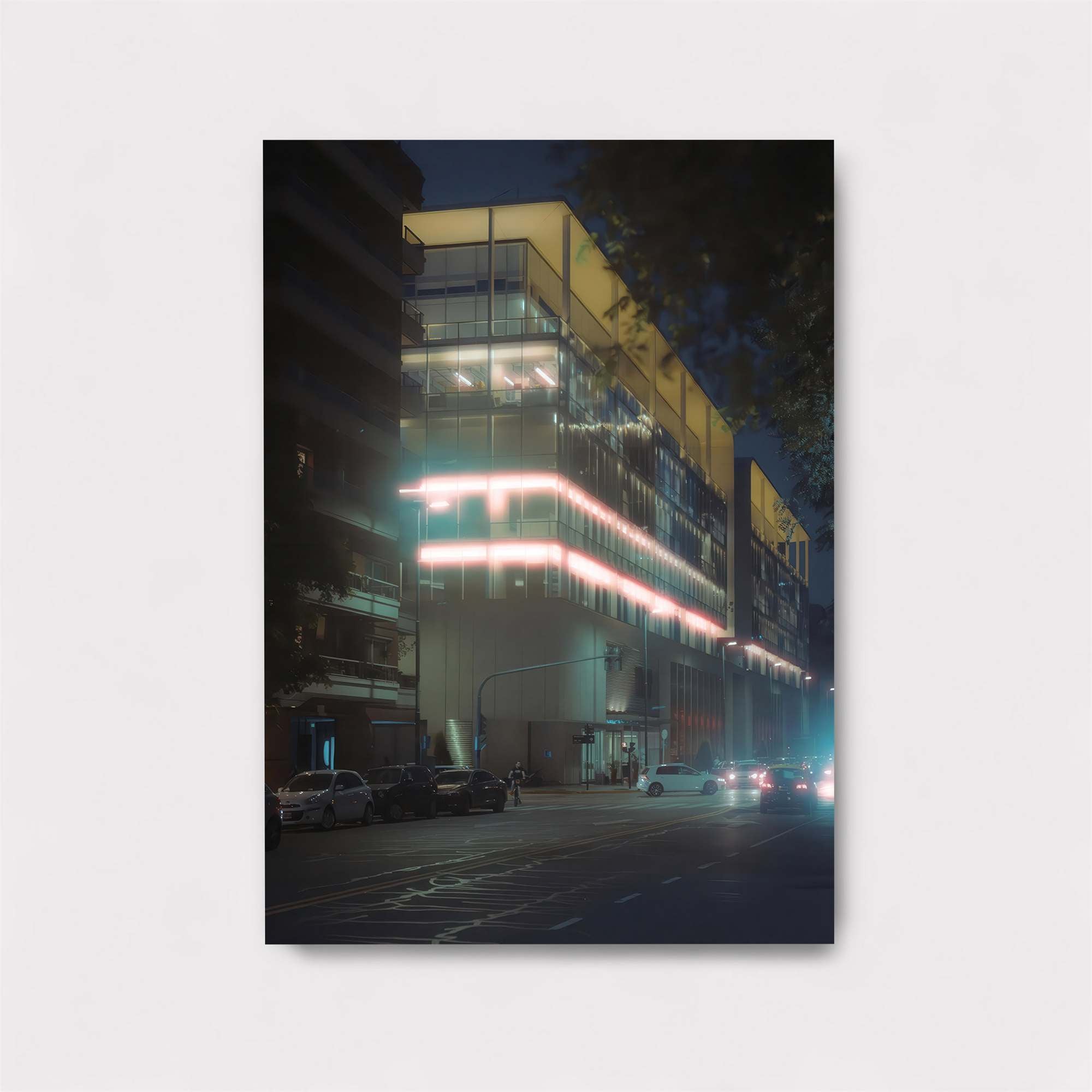 Neon Serenity Safe Wall Magnetic / M