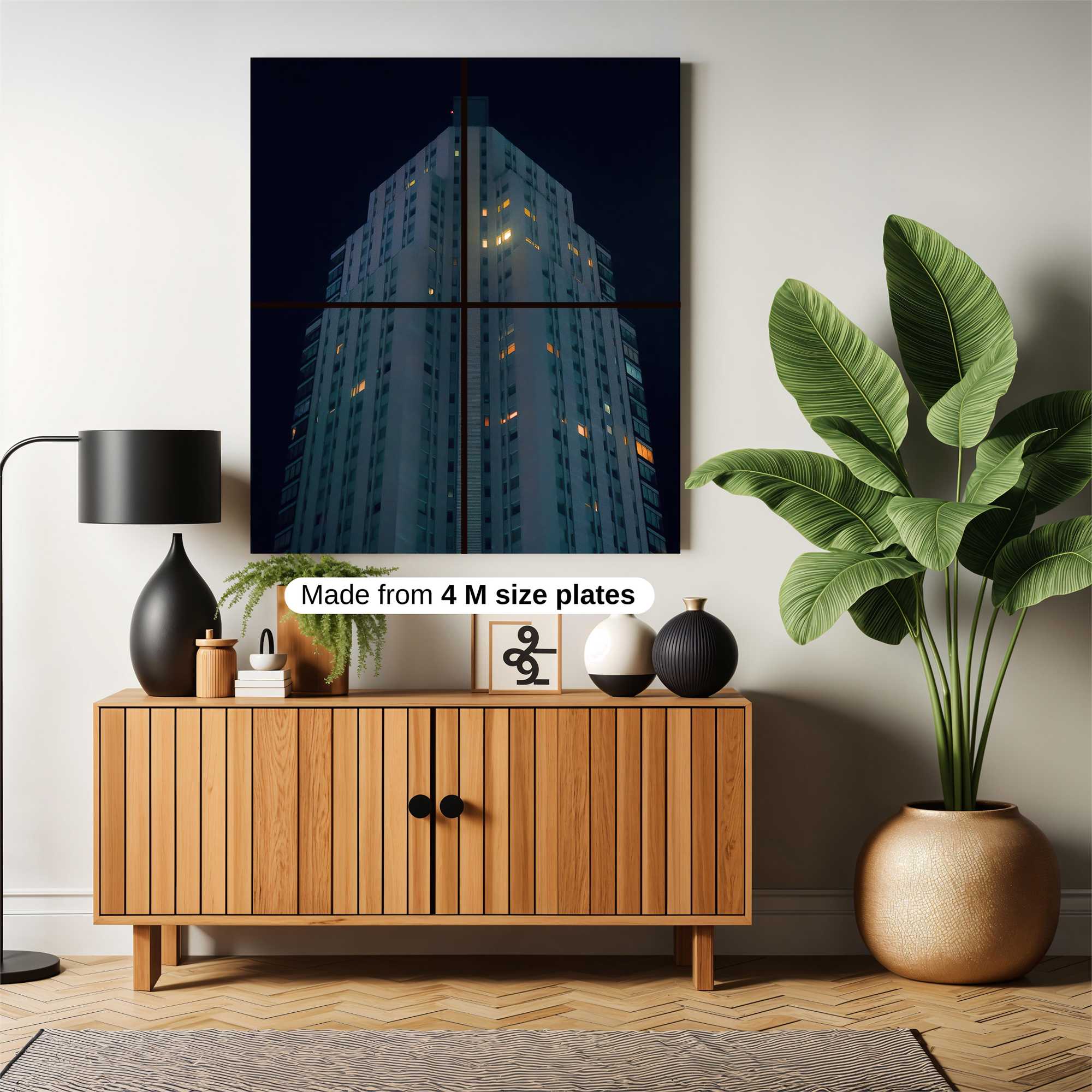 Skyscraper Serenity Safe Wall Magnetic / M