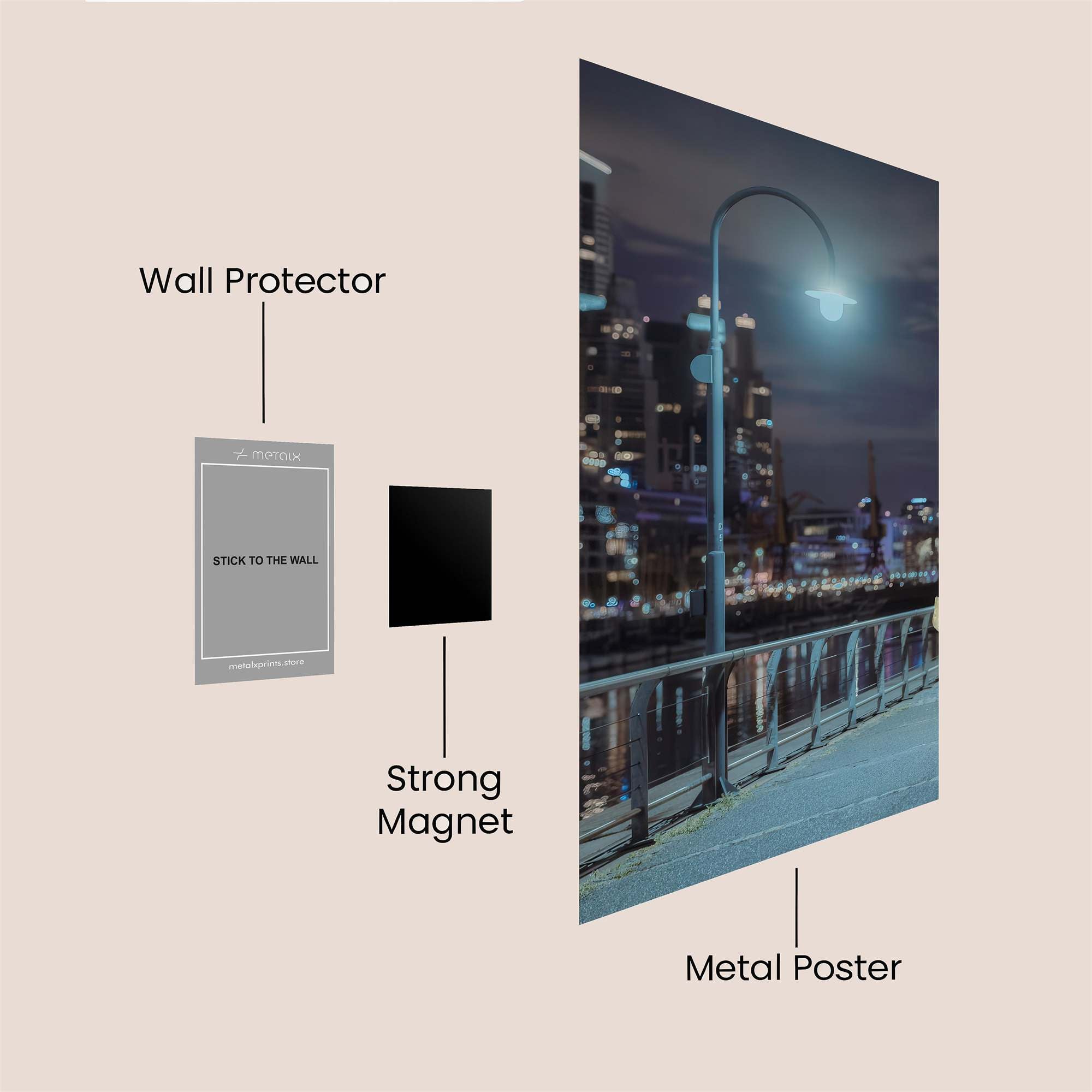 Night Rider Safe Wall Magnetic / M