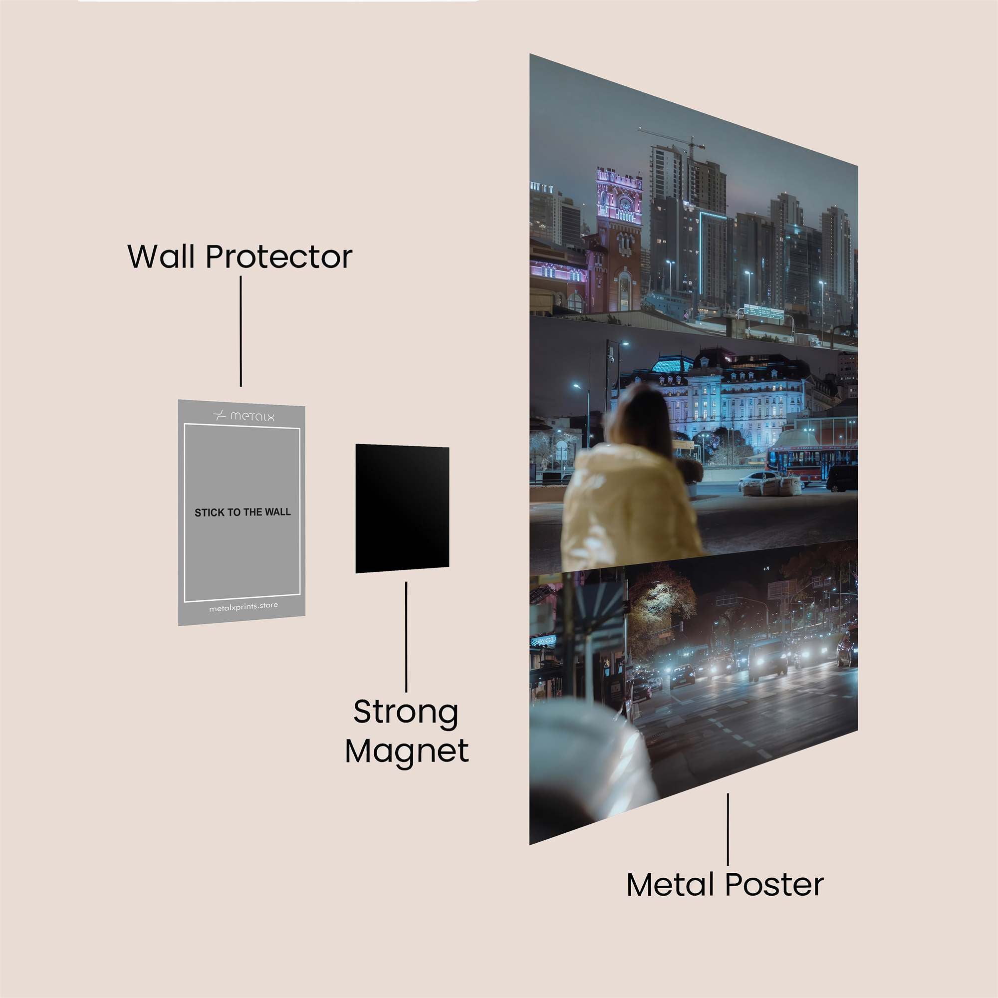 City Solitude Safe Wall Magnetic / M