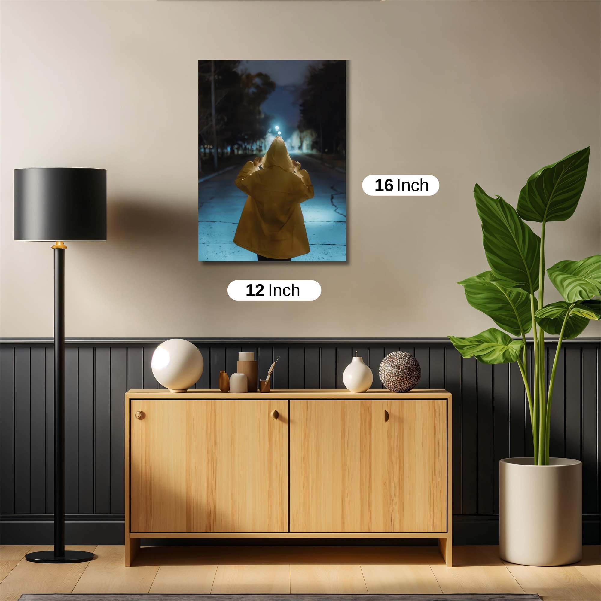 Neon Reflection Safe Wall Magnetic / M