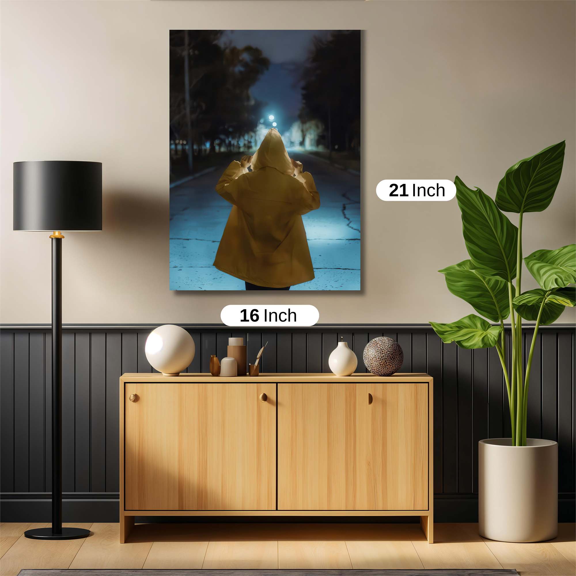 Neon Reflection Safe Wall Magnetic / M