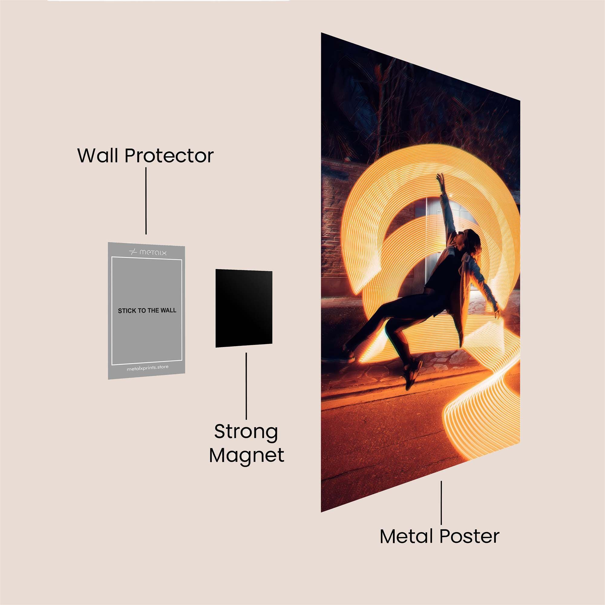 LightWhirl Safe Wall Magnetic / M
