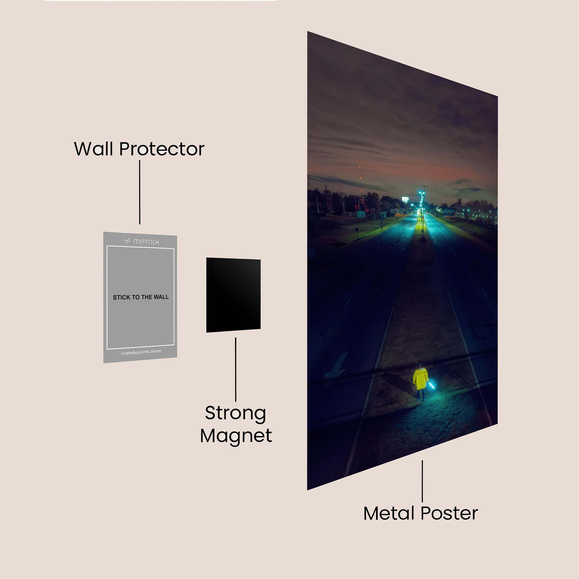 Journey Serene Safe Wall Magnetic / M