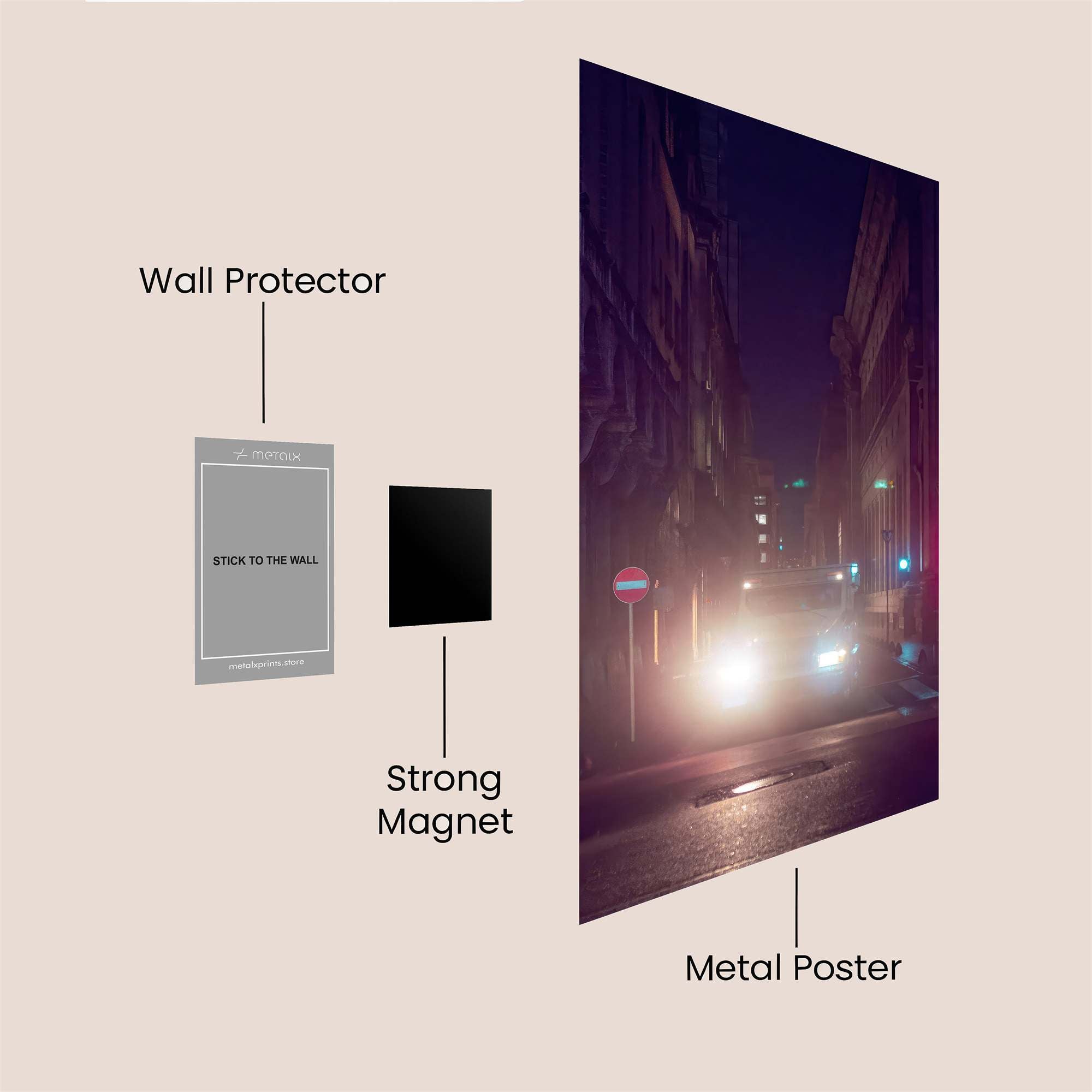 Night Whispers Safe Wall Magnetic / M