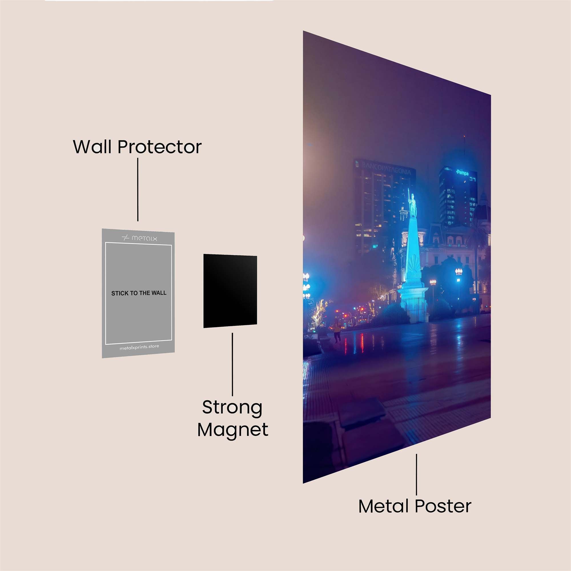 Obelisk Dream Safe Wall Magnetic / M